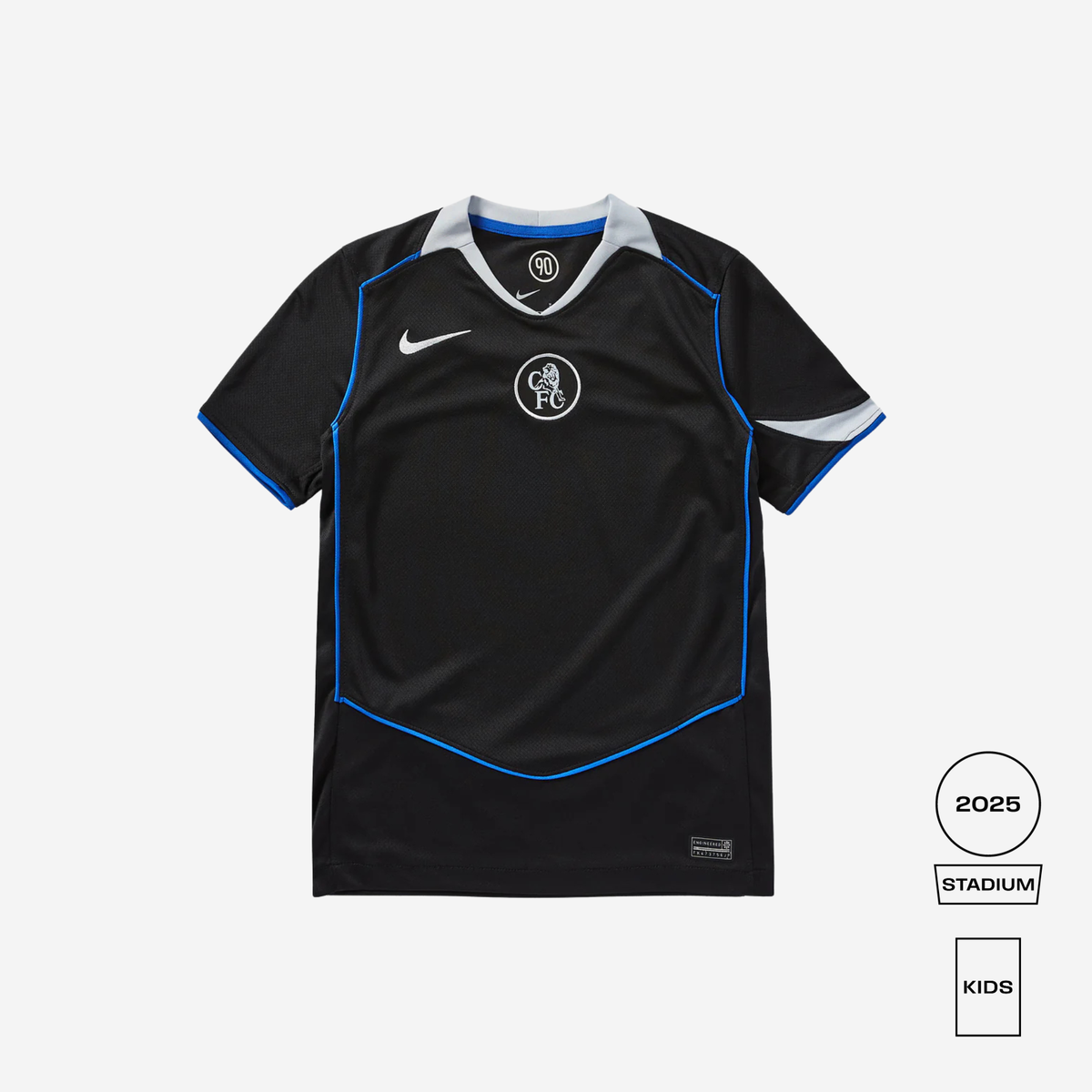 KIDS Chelsea FC 2025/26 Stadium Third Total 90 Soccer Replica