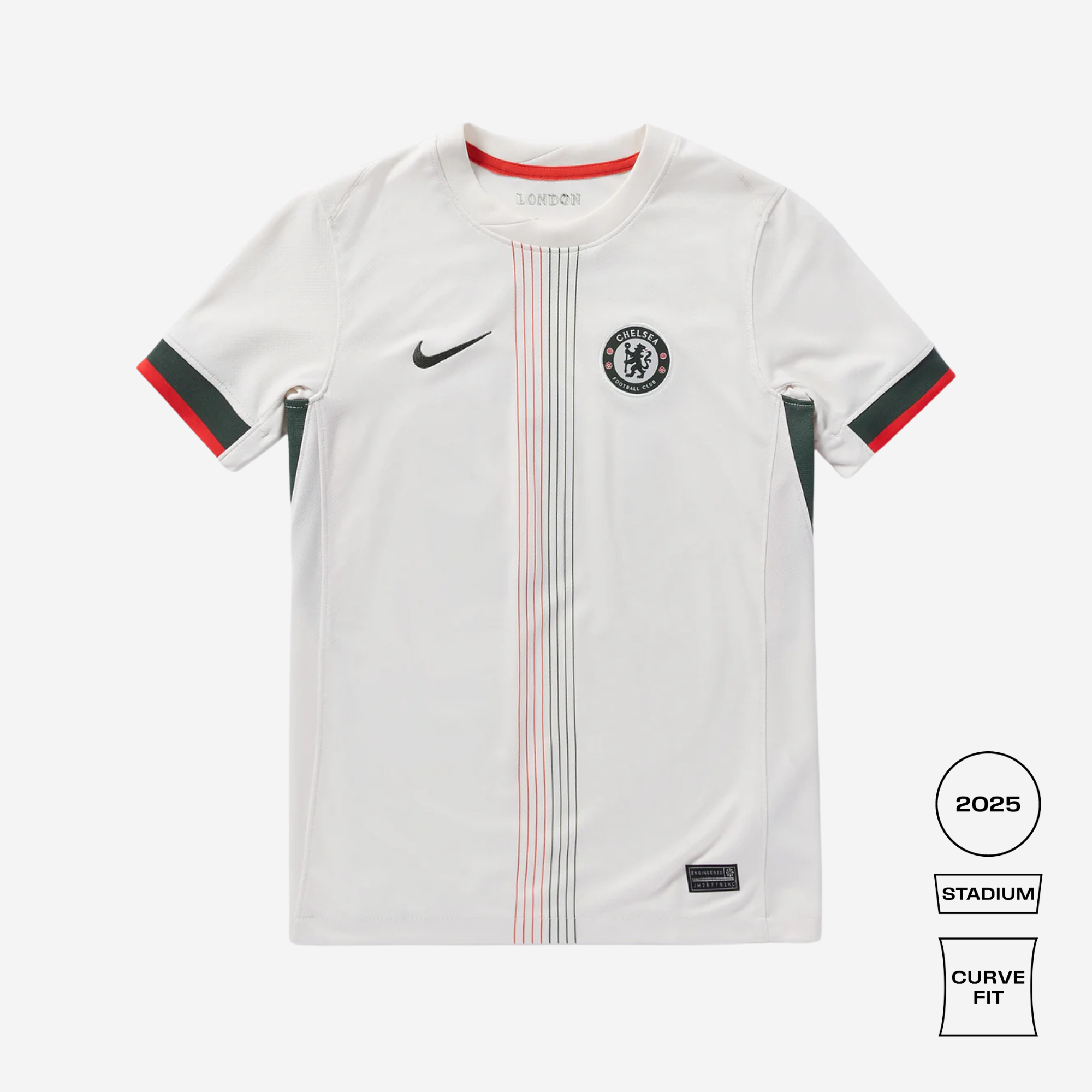 Chelsea FC 2025/26 Stadium Curved Fit Away