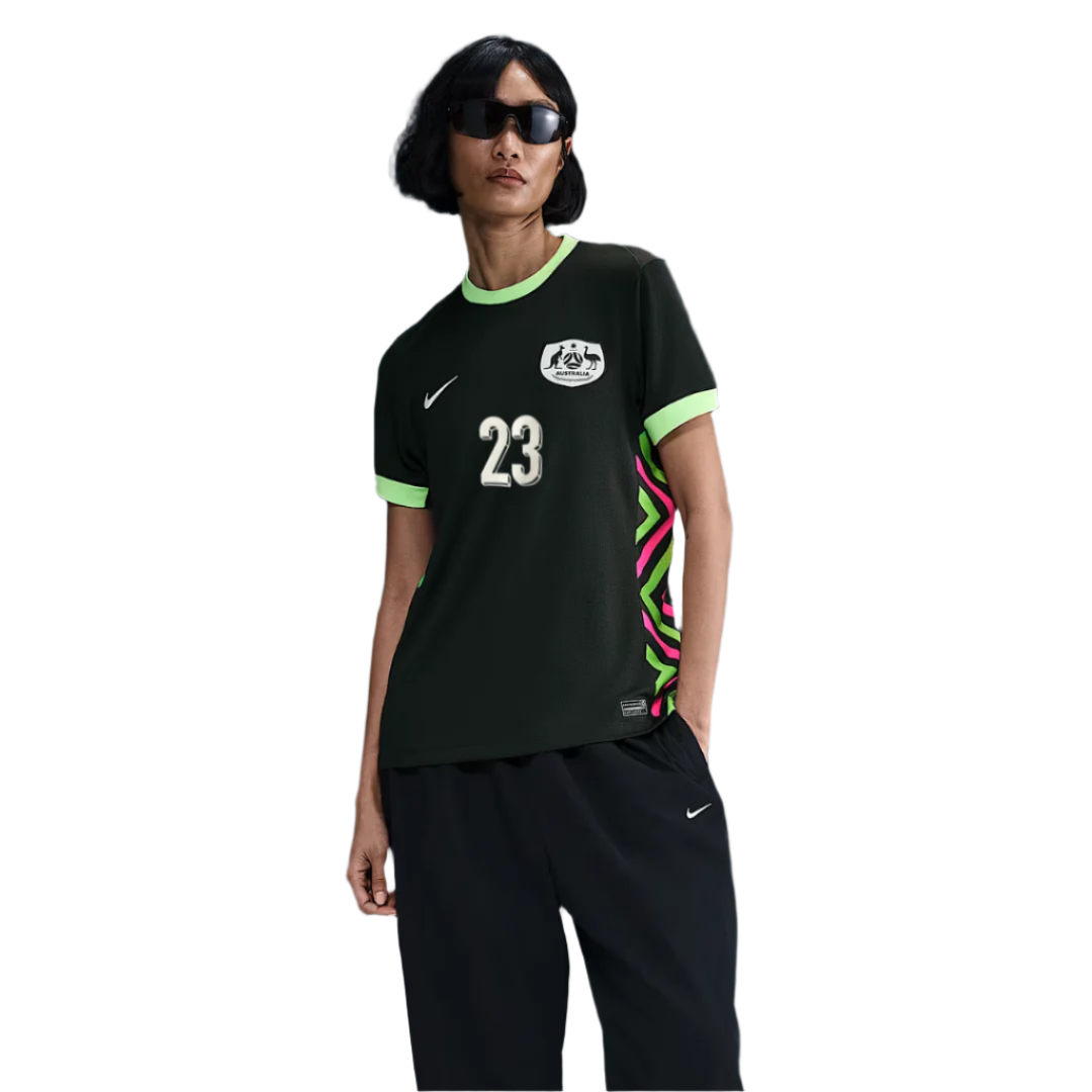 Australia 2025/26 Stadium Away Curved Fit Nike Football Shirt COONEY-CROSS 23