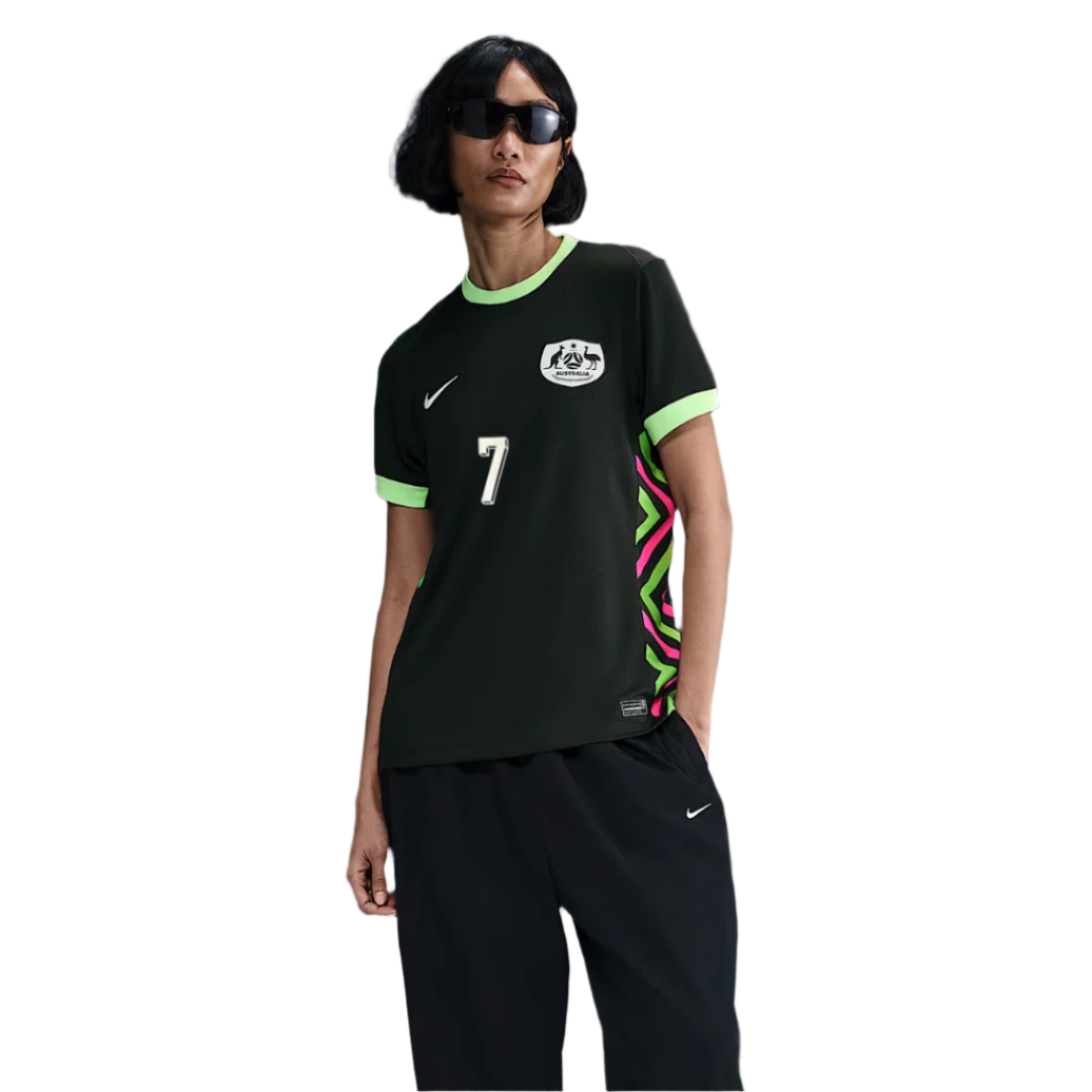 Australia 2025/26 Stadium Away Curved Fit Nike Football Shirt CATLEY 7