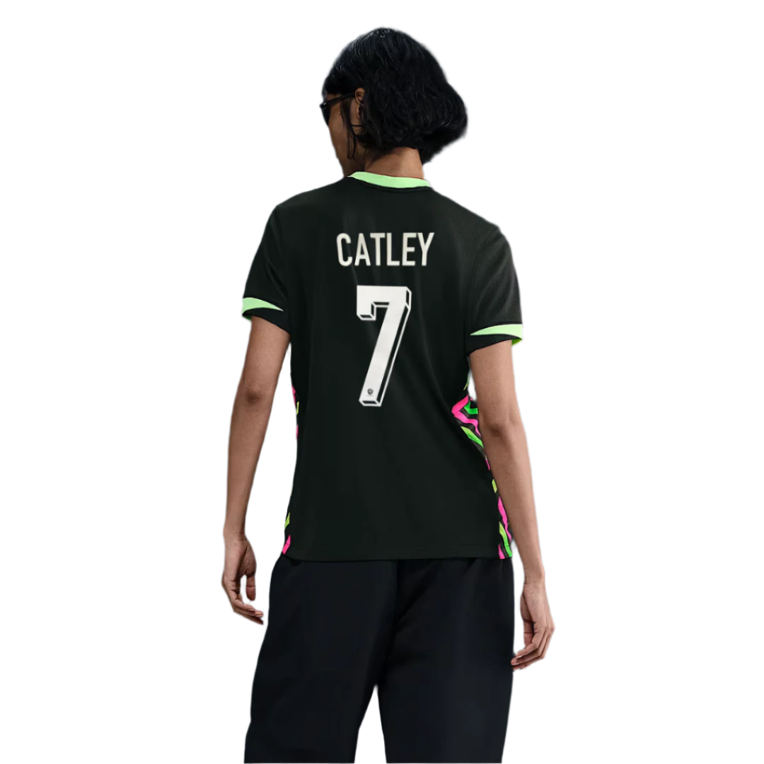 Australia 2025/26 Stadium Away Curved Fit Nike Football Shirt CATLEY 7