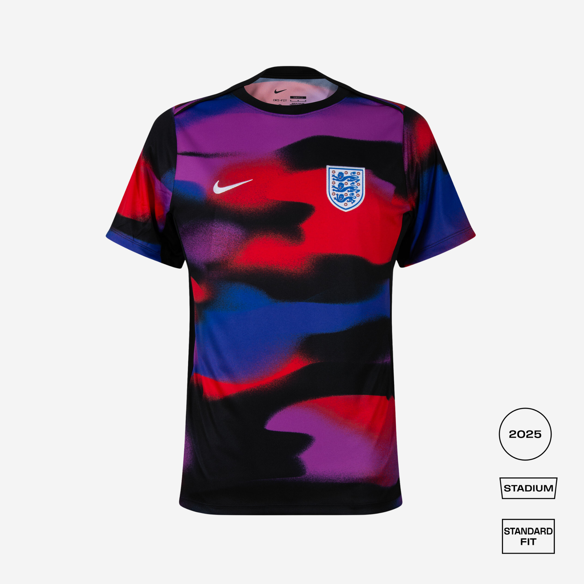 England Academy Pro Straight Fit Nike Dri-FIT Soccer Pre-Match Short-Sleeve Top