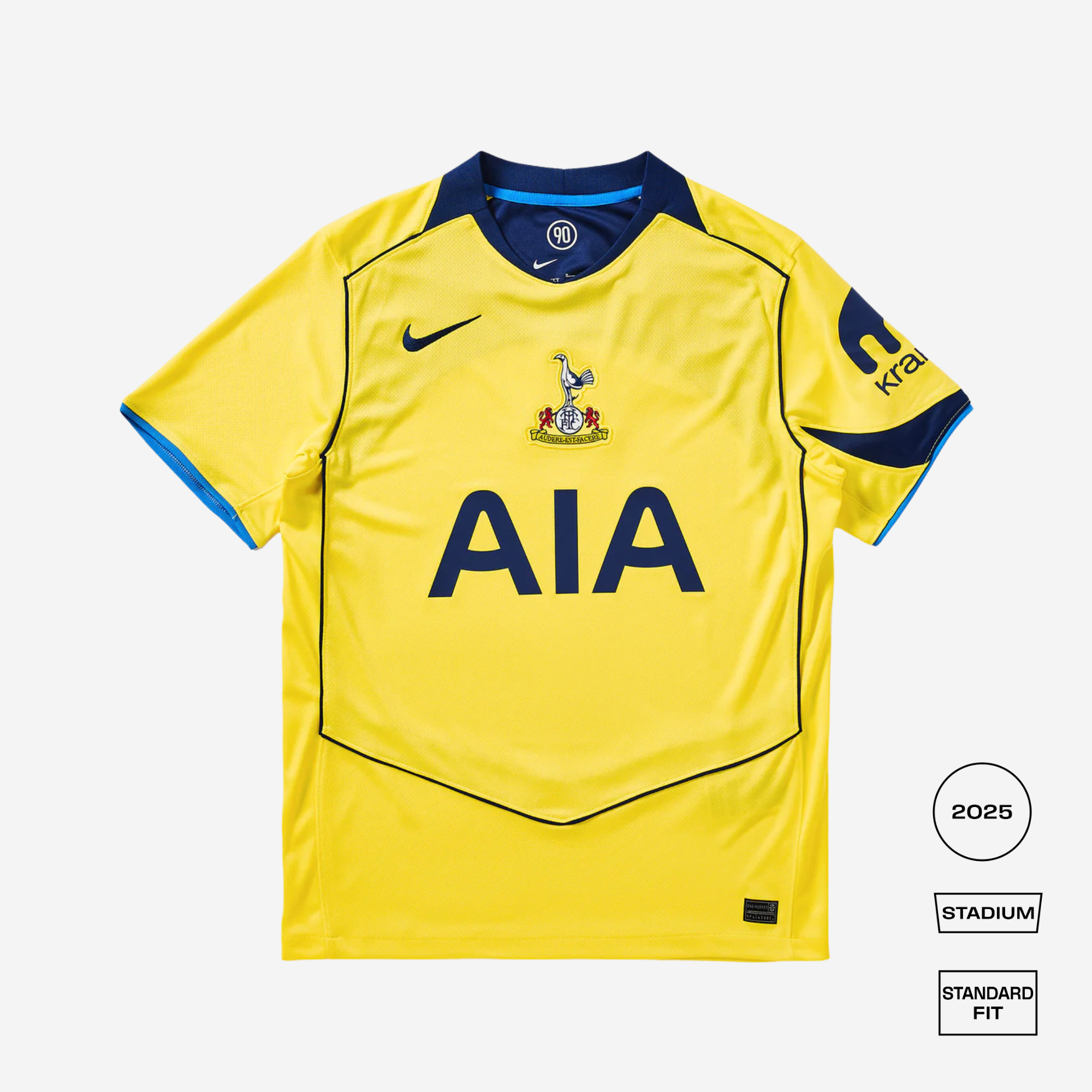 Tottenham Hotspur 2025/26 Stadium Straight Fit Third