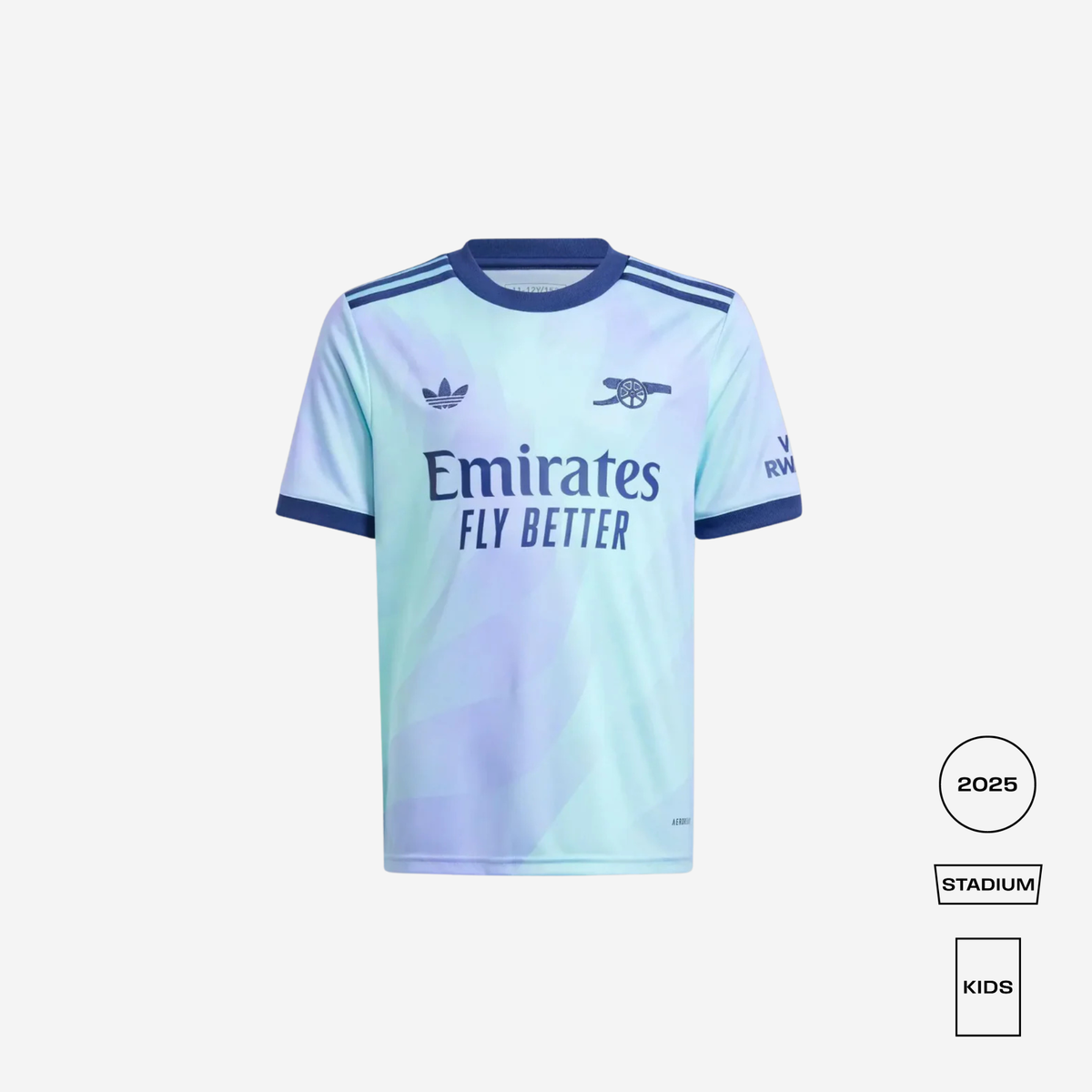 KIDS Arsenal 24/25 Adidas Stadium Third Shirt – FOUDYS