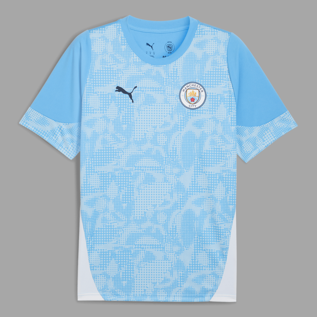 Manchester City Kids Training Shirt Blue