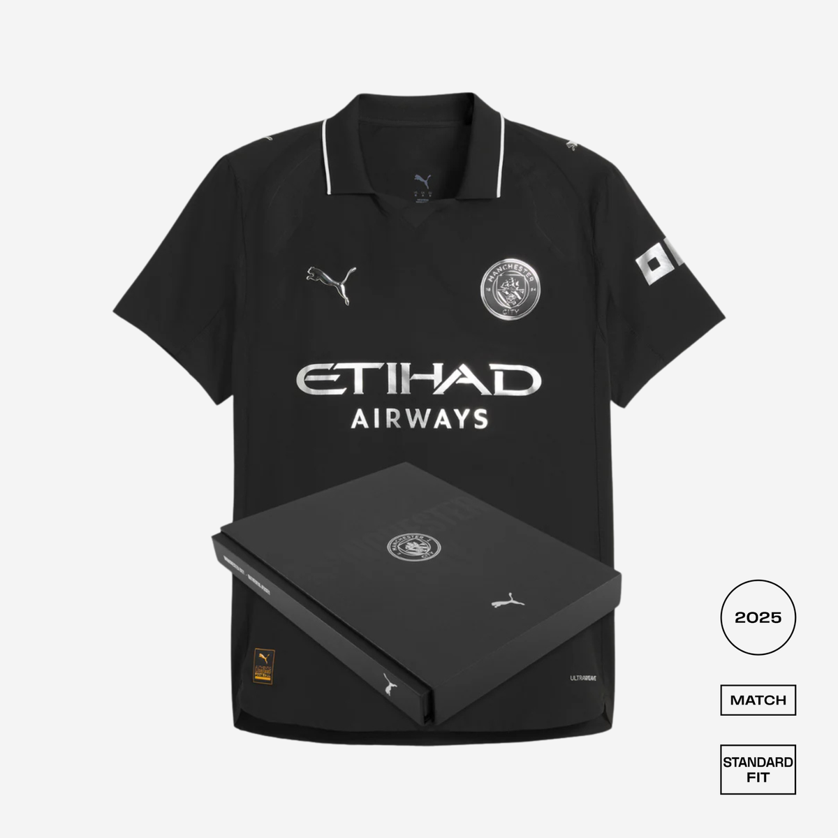 Manchester City 2025/26 Away Straight Fit Match Shirt In Gift Box