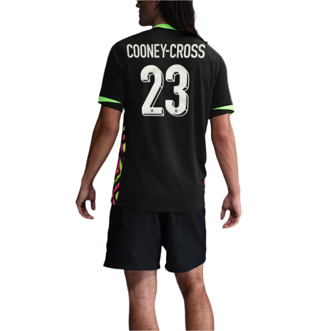Australia 2025/26 Stadium Away Straight Fit Nike Football Shirt COONEY-CROSS 23
