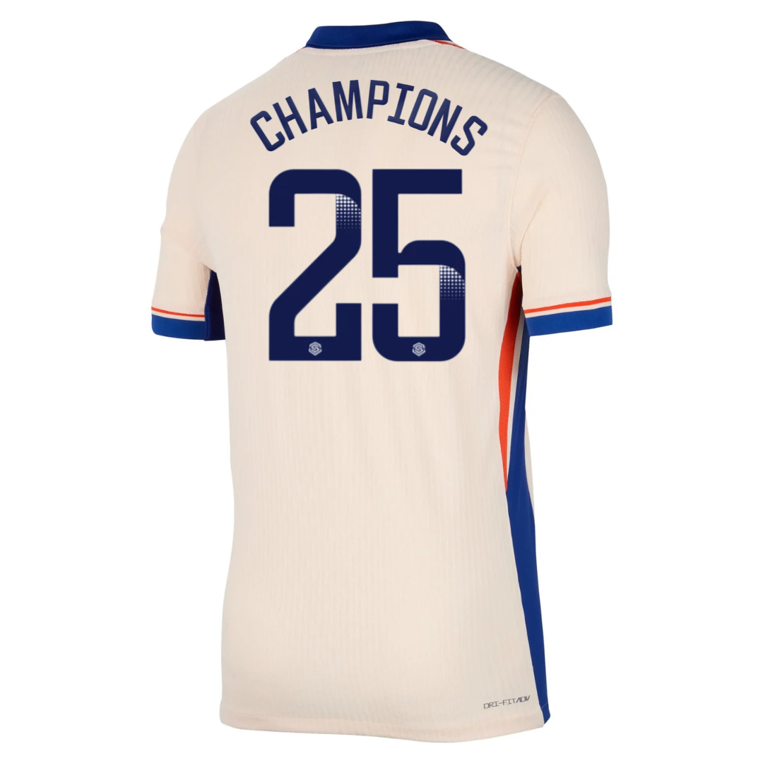 CHAMPIONS 25 Chelsea Away 24/25 Straight Fit Nike Match Shirt
