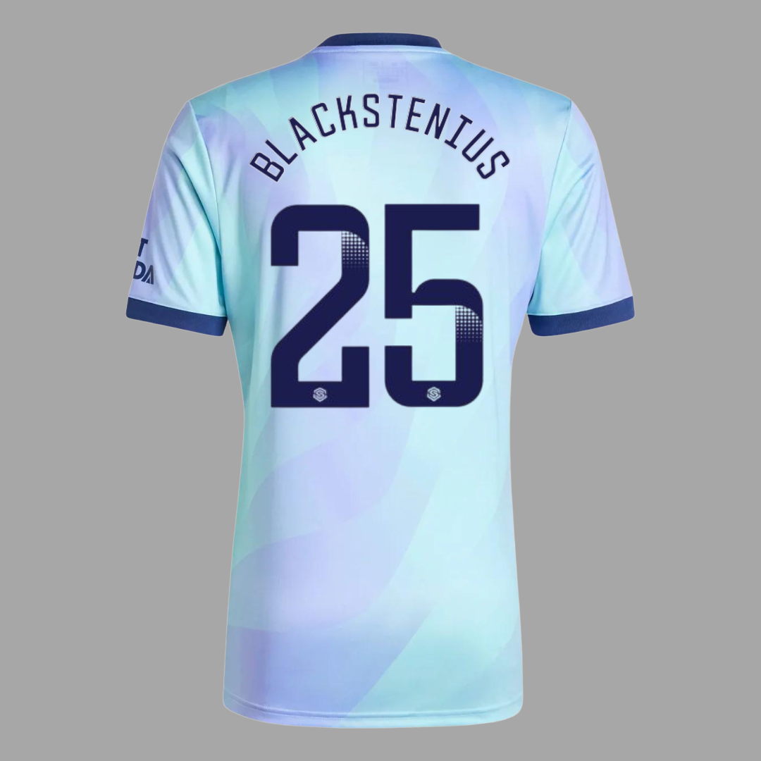 Arsenal 2024/25 Third Straight Fit Stadium Shirt BLACKSTENIUS 25