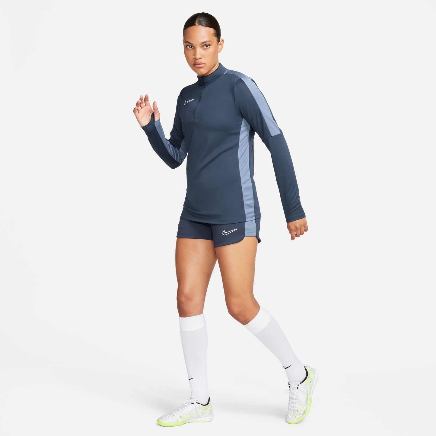 Nike Dri-FIT Academy - Women's Soccer Drill Top - Blue
