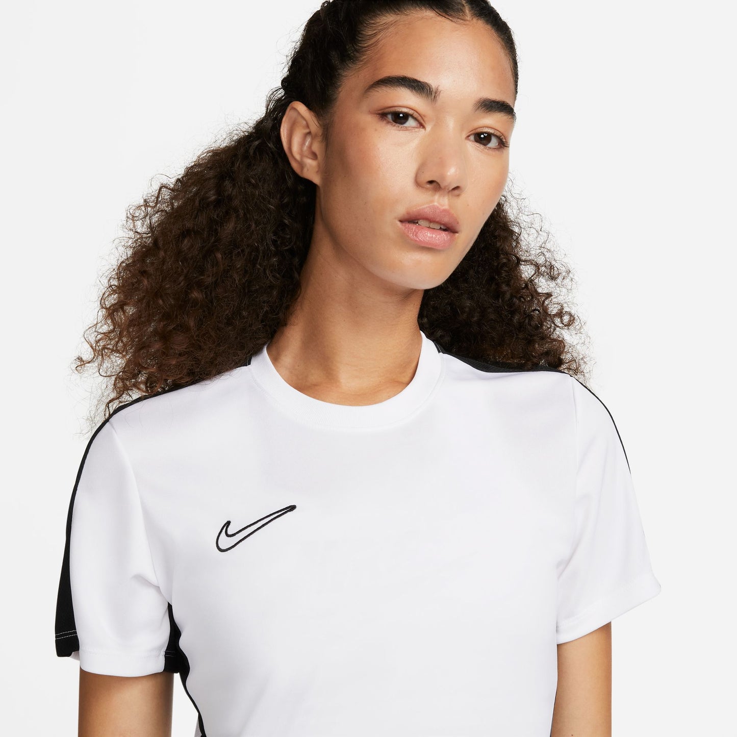 Nike Dri-FIT Academy - Women's Short-Sleeve Top - White