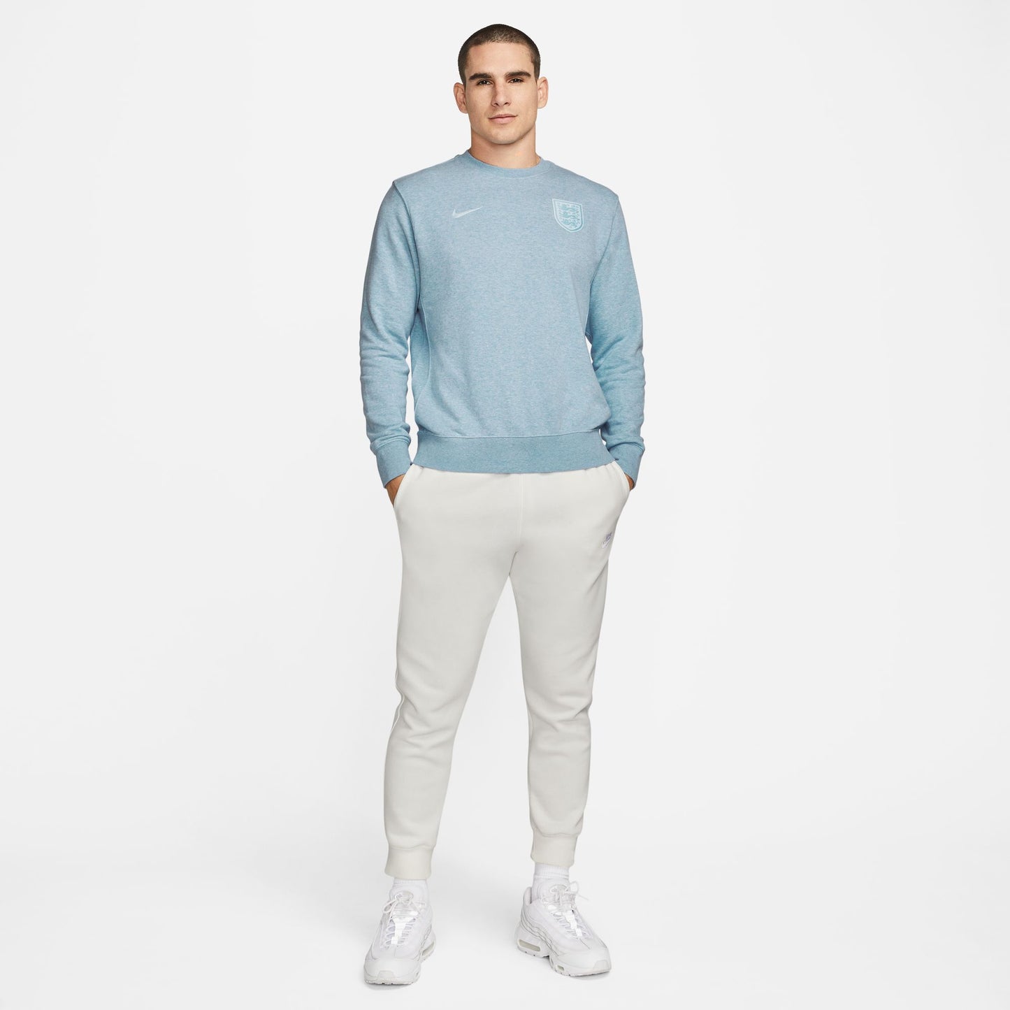 England Men's Nike Crew-Neck French Terry Sweatshirt