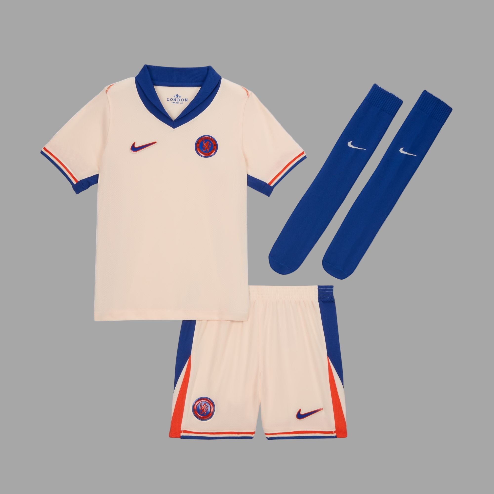 Chelsea FC 2024/25 Stadium Away Little Kids' Nike Soccer Replica 3-Piece Kit
