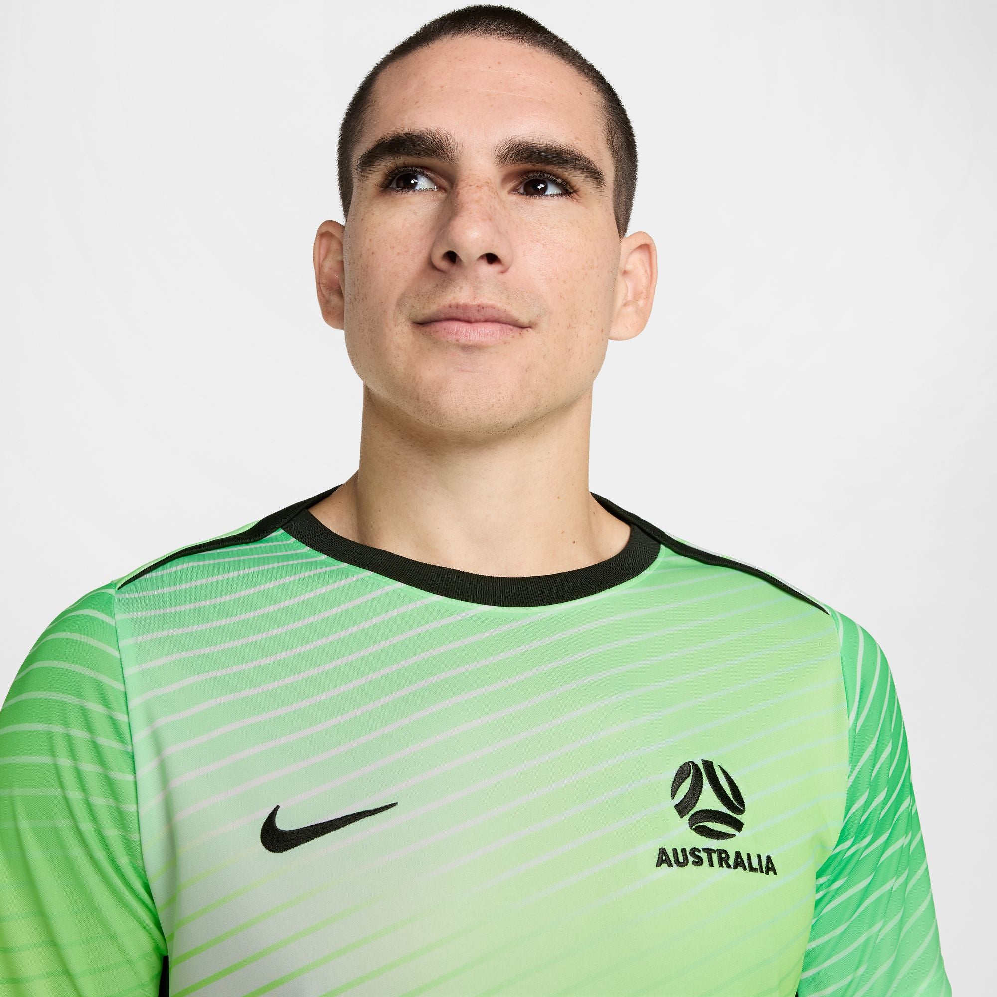 Australia Pre-Match Short-Sleeve Straight Fit Shirt