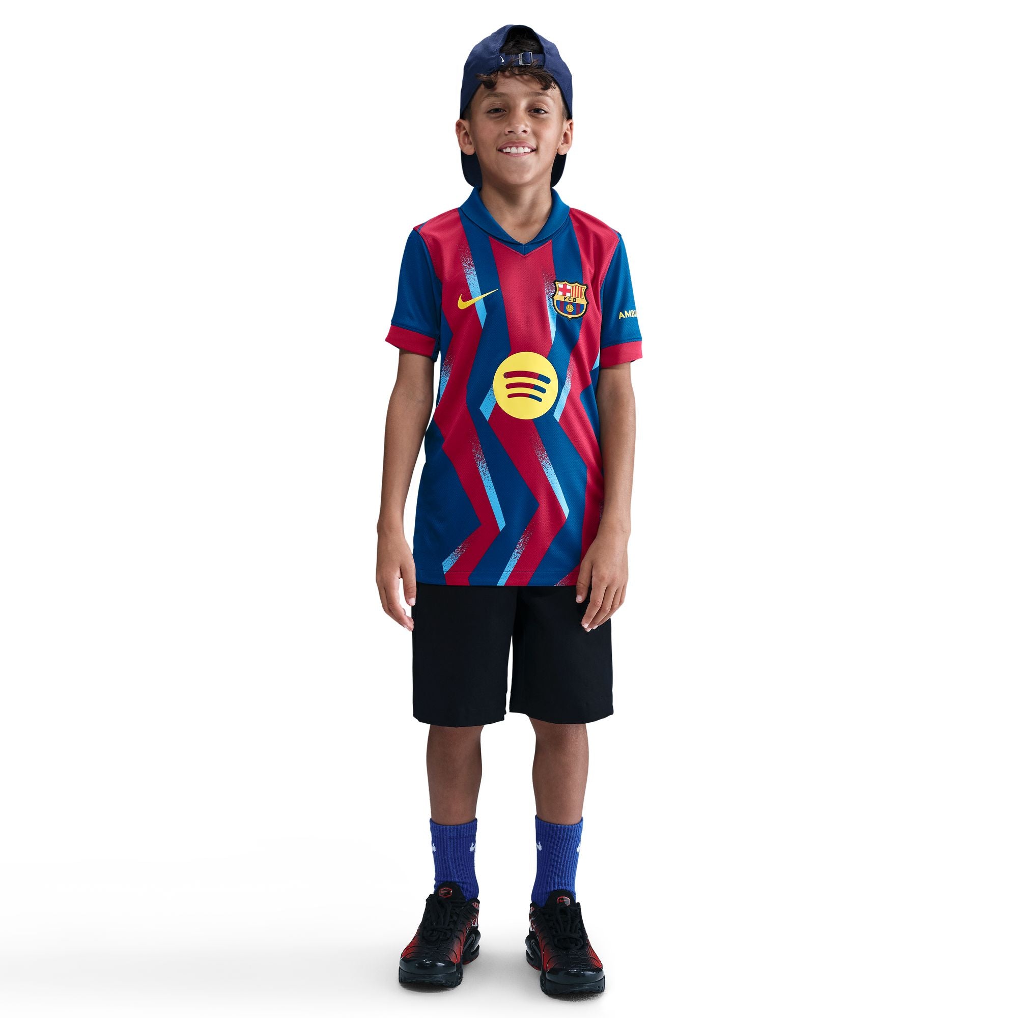 KIDS FC Barcelona 2025/26 Stadium Fourth Shirt