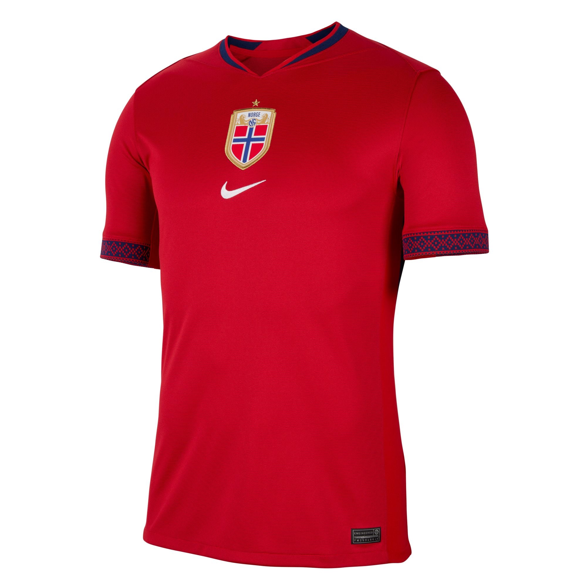 Norway Home Straight Fit Stadium Jersey