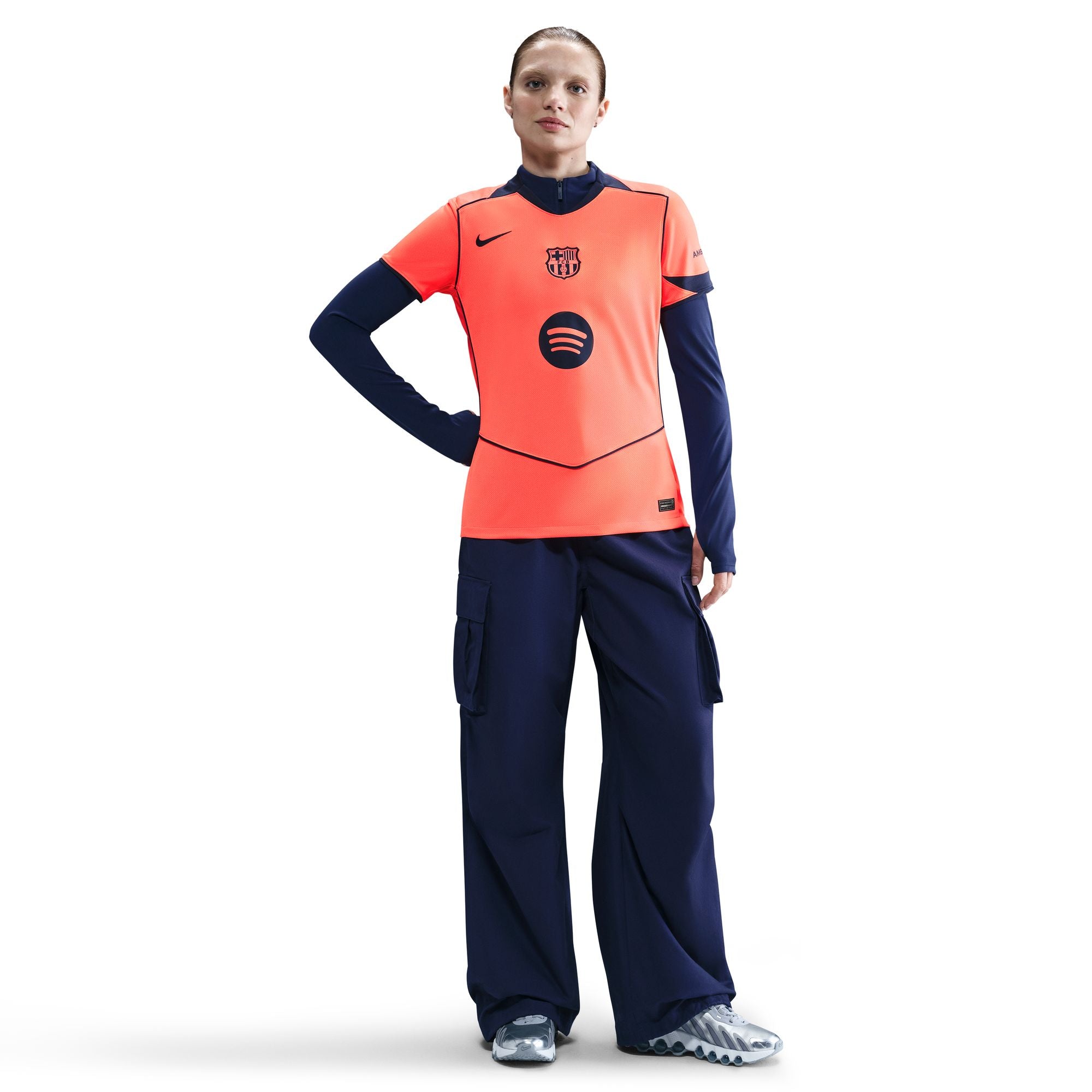 FC Barcelona 2025/26 Stadium Third Curved Fit Nike Dri-FIT Total 90 Soccer Jersey