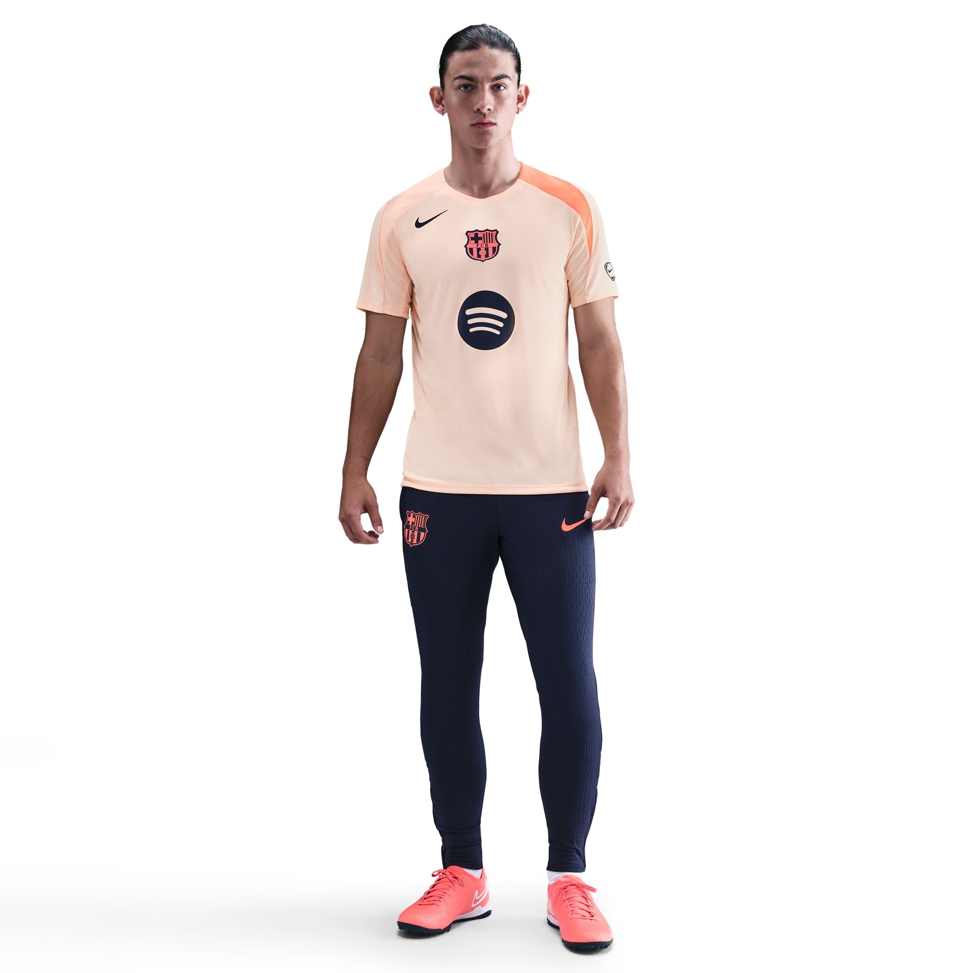 FC Barcelona Strike Third Straight Nike Dri-FIT Total 90 Soccer Knit Top