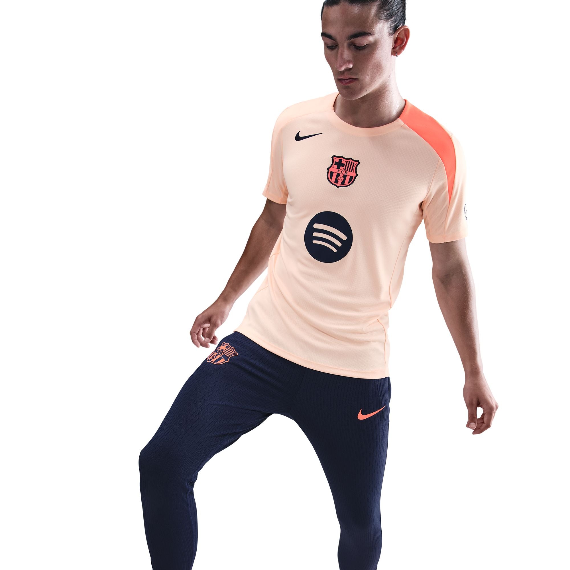 FC Barcelona Strike Third Straight Nike Dri-FIT Total 90 Soccer Knit Top
