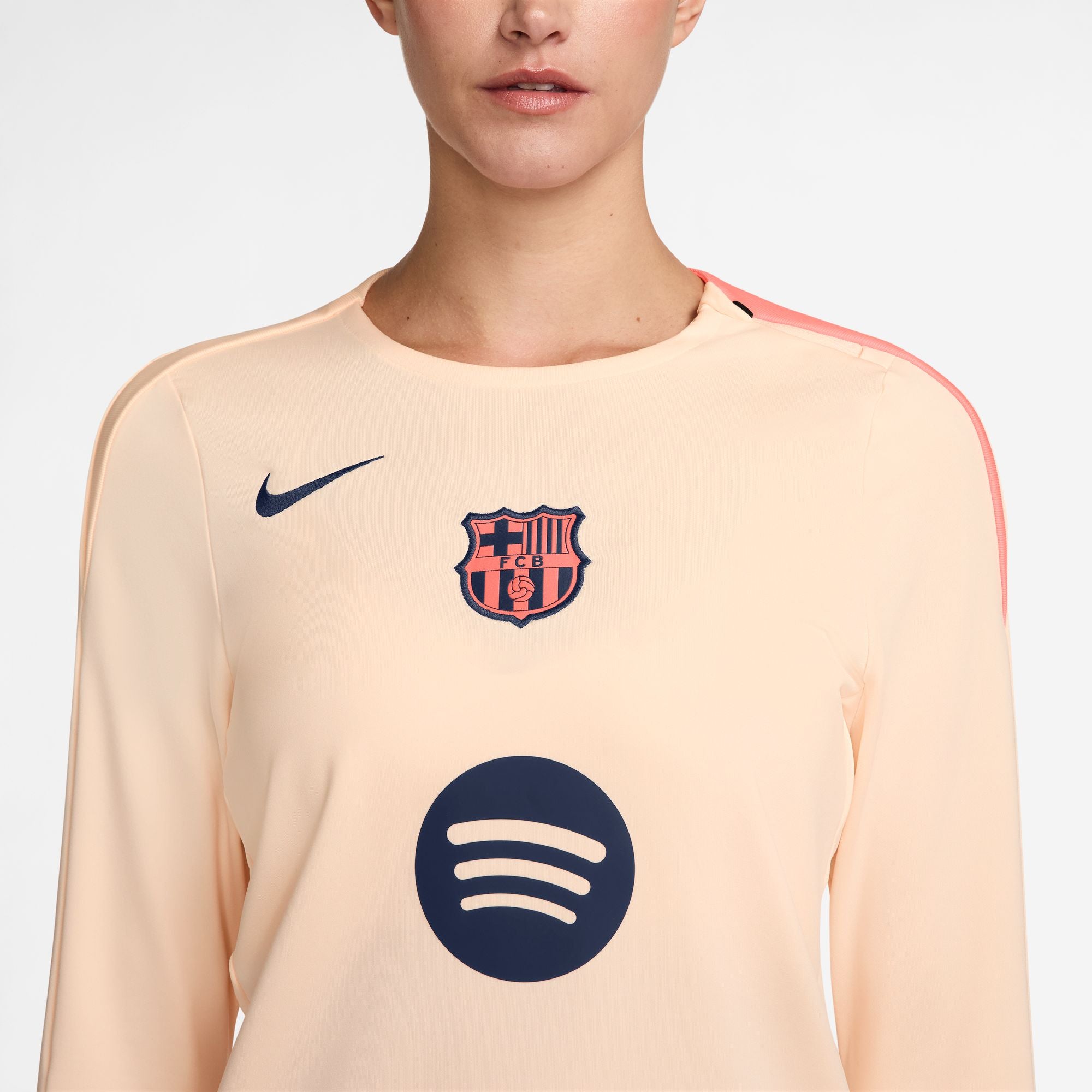 FC Barcelona Strike Third Curved Fit Nike Dri-FIT Total 90 Soccer Knit Crew-Neck Top