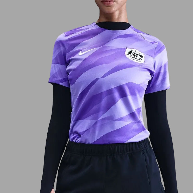 KIDS Australia 2024 Stadium Goalkeeper Big Kids' Short-Sleeve Stadium Shirt