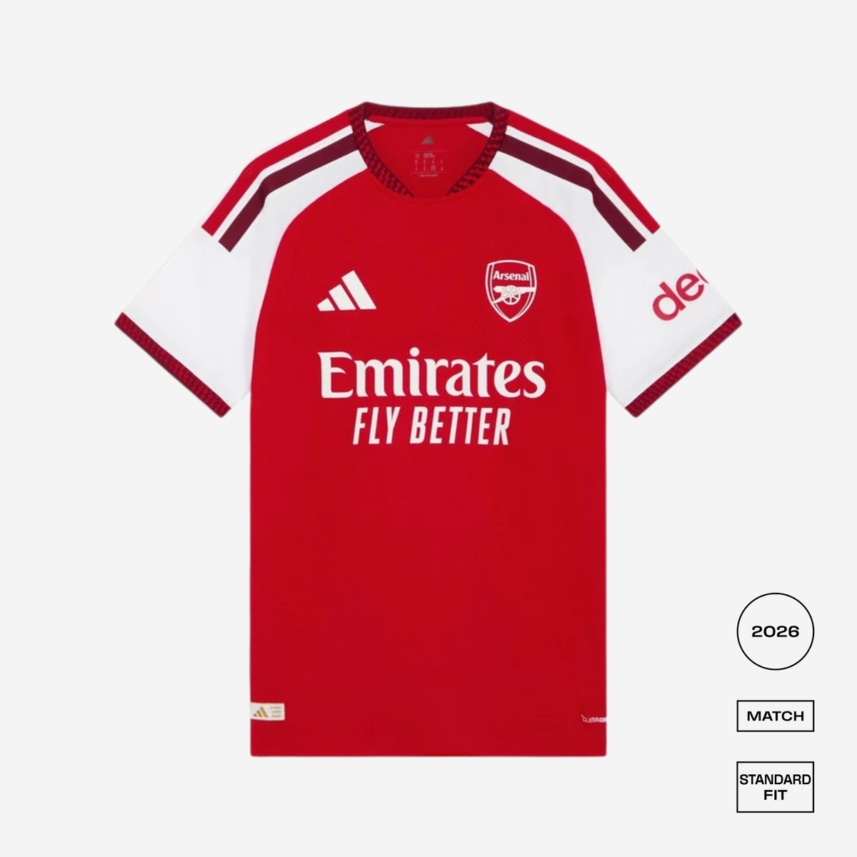 Arsenal 2026/27 Home Match Shirt - adidas | Foudys – FOUDYS