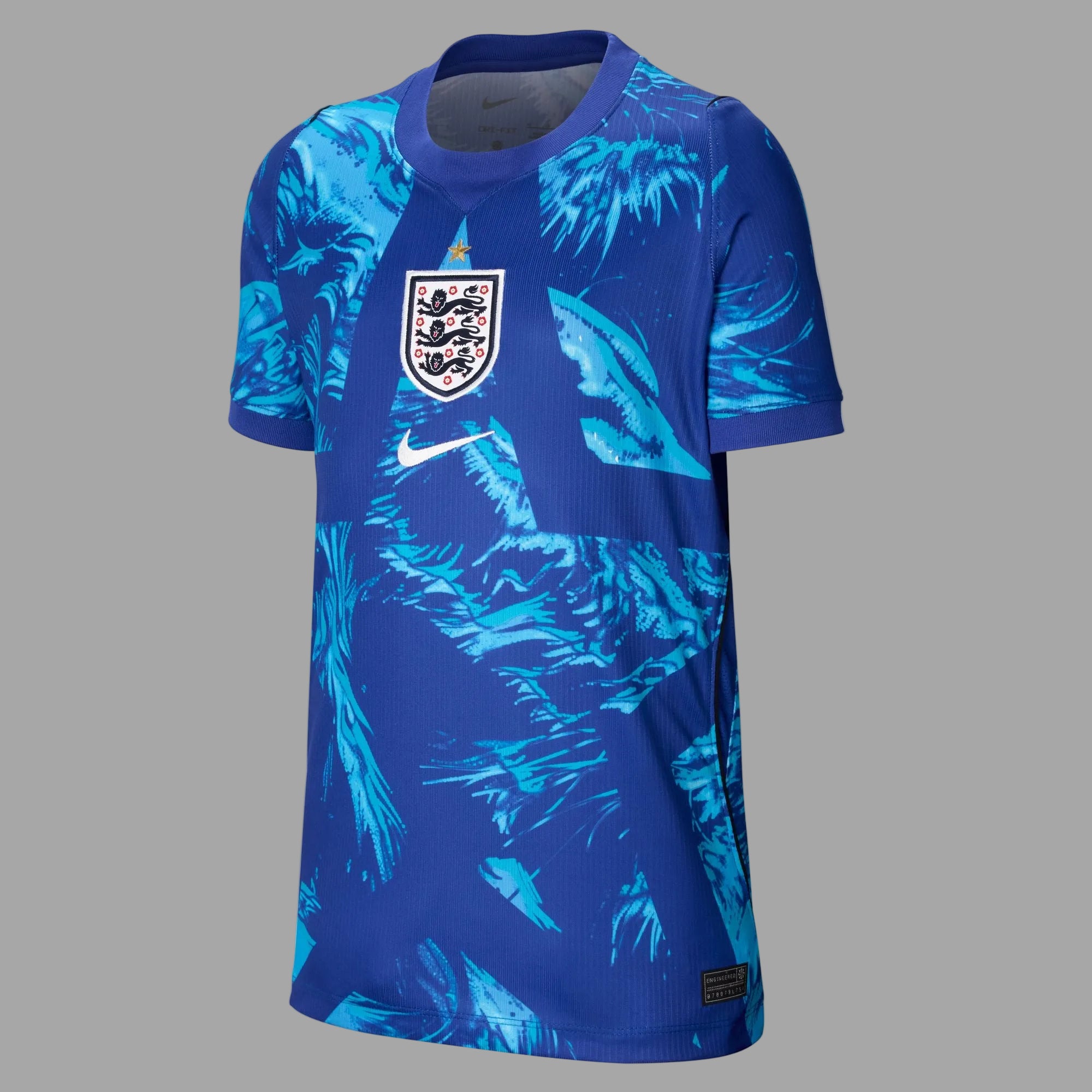 England Goalkeeper Kids Shirt Youth Jersey Blue