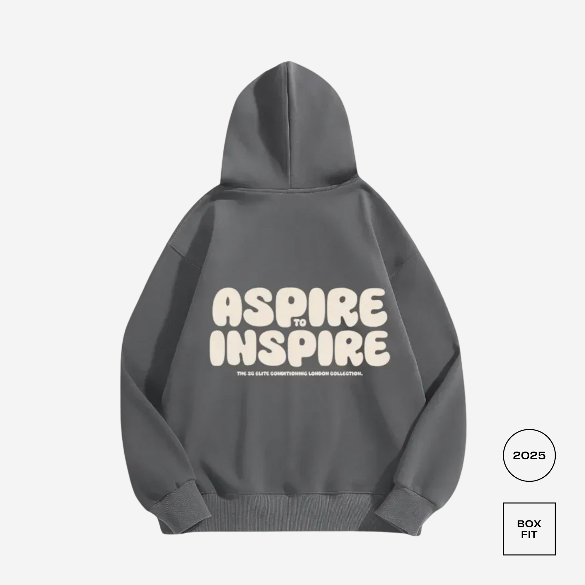 The 1% Club Aspire to Inspire Hoodie - Grey