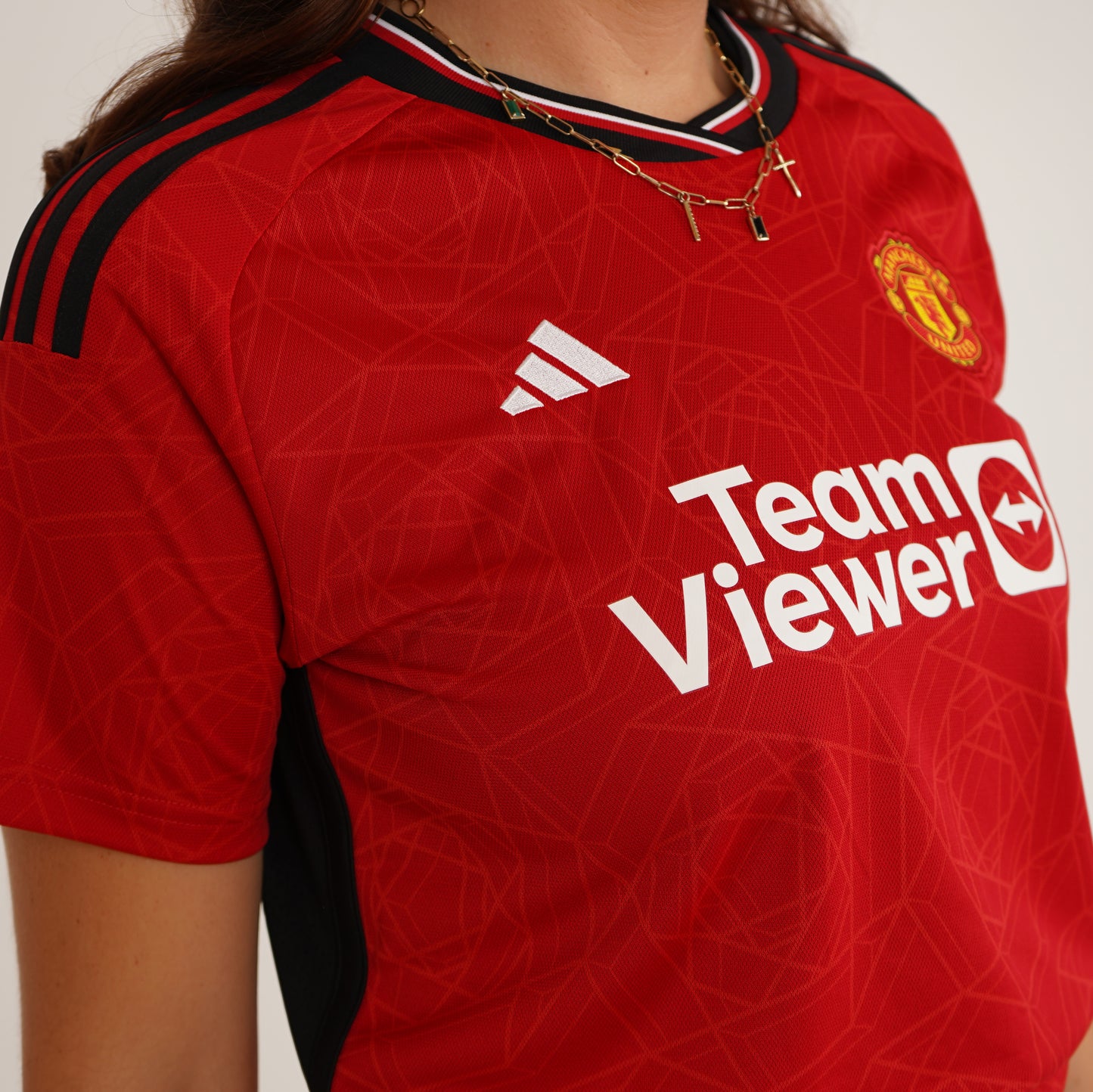 Manchester United Home Curved Fit Adidas Stadium Jersey 2023/24