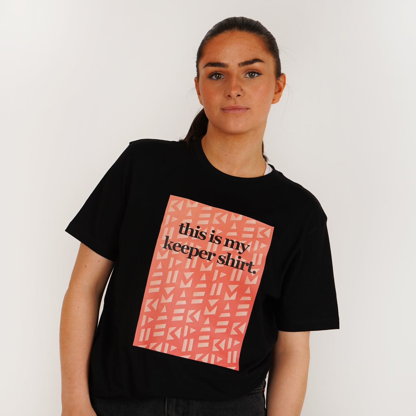 This Is My Keeper Shirt Black Tee