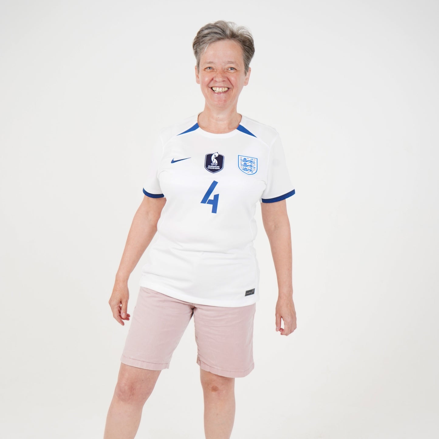 England Home Nike Stadium Curved Fit Jersey 2023