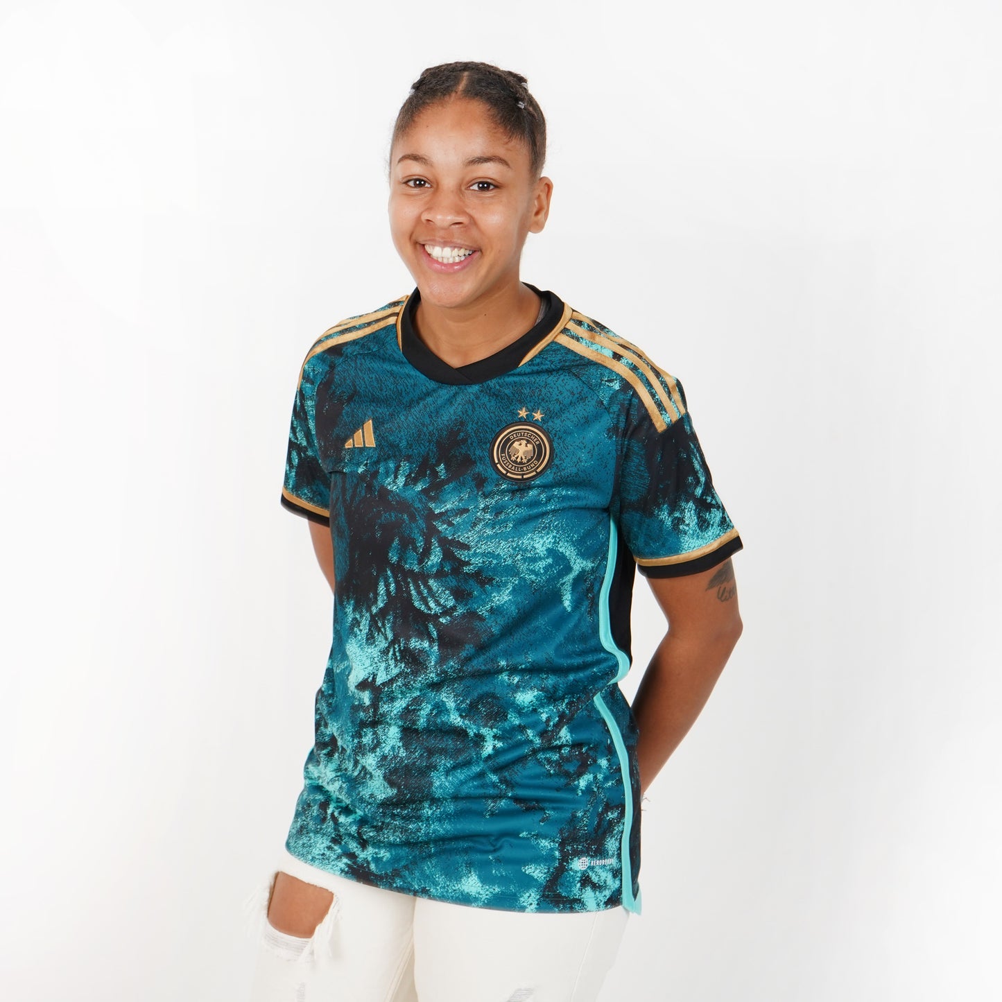 Germany Away Adidas Stadium Curved Fit Jersey 2023