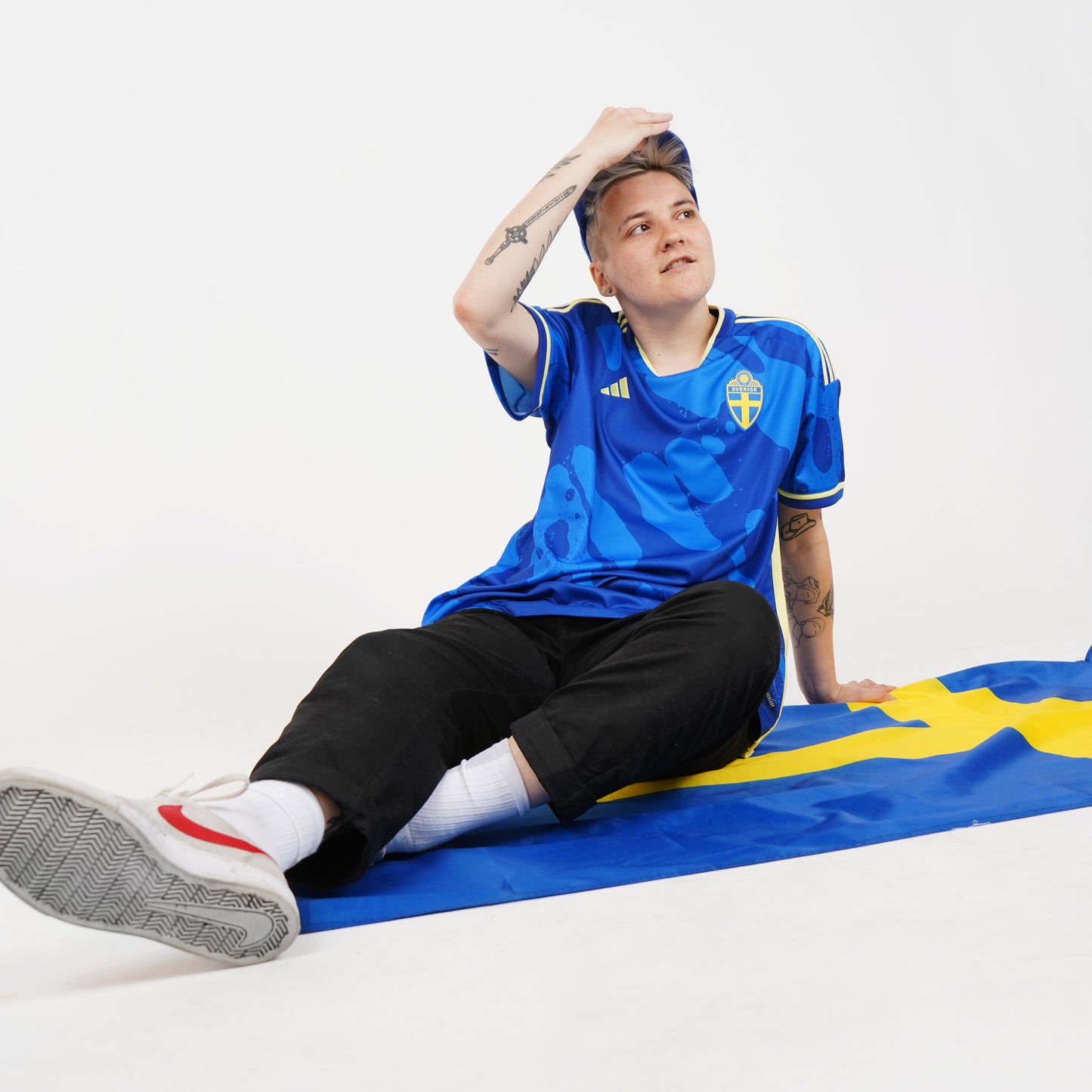 Sweden Away Adidas Stadium Curved Fit Jersey 2023