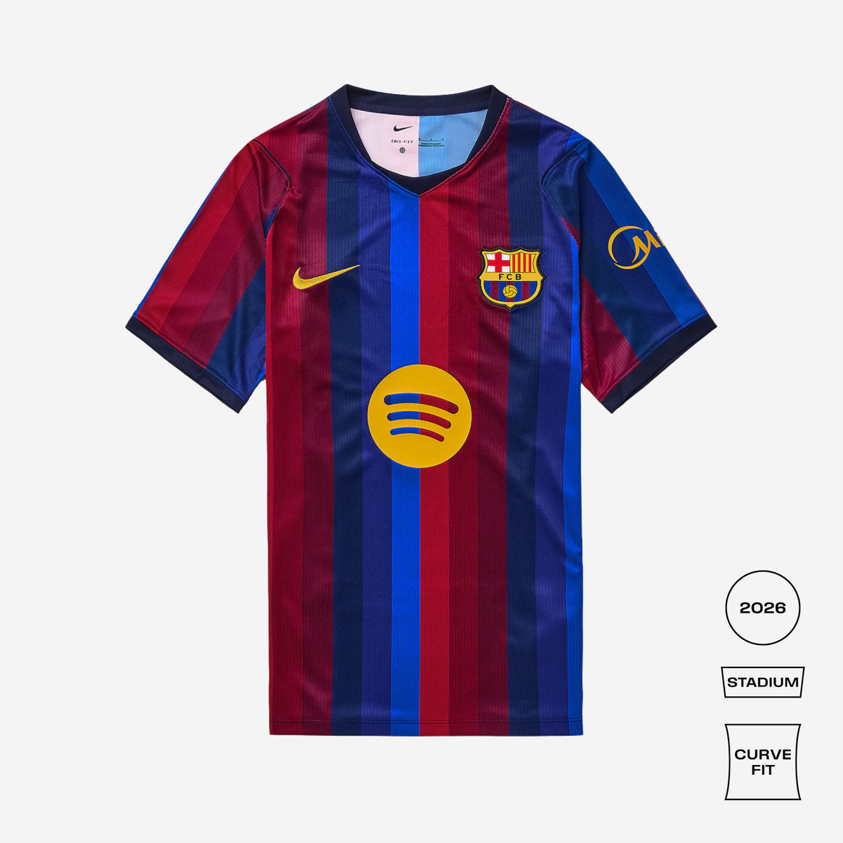 FC Barcelona ユニフォーム2026/27 FC Barcelona 2026/27 Curved Home Shirt - Nike | Foudys – FOUDYS