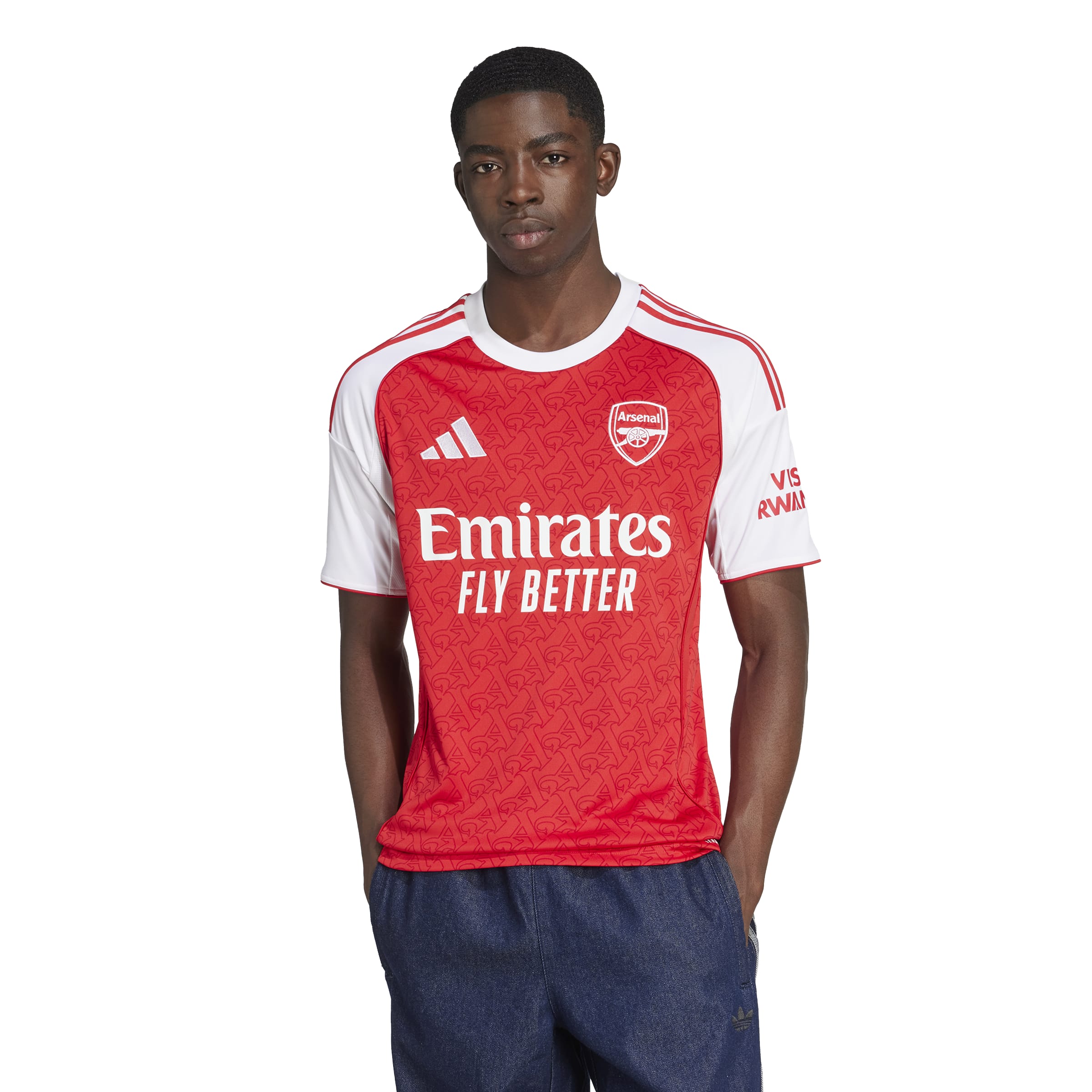Arsenal 25/26 Home Straight Match Fit Jersey