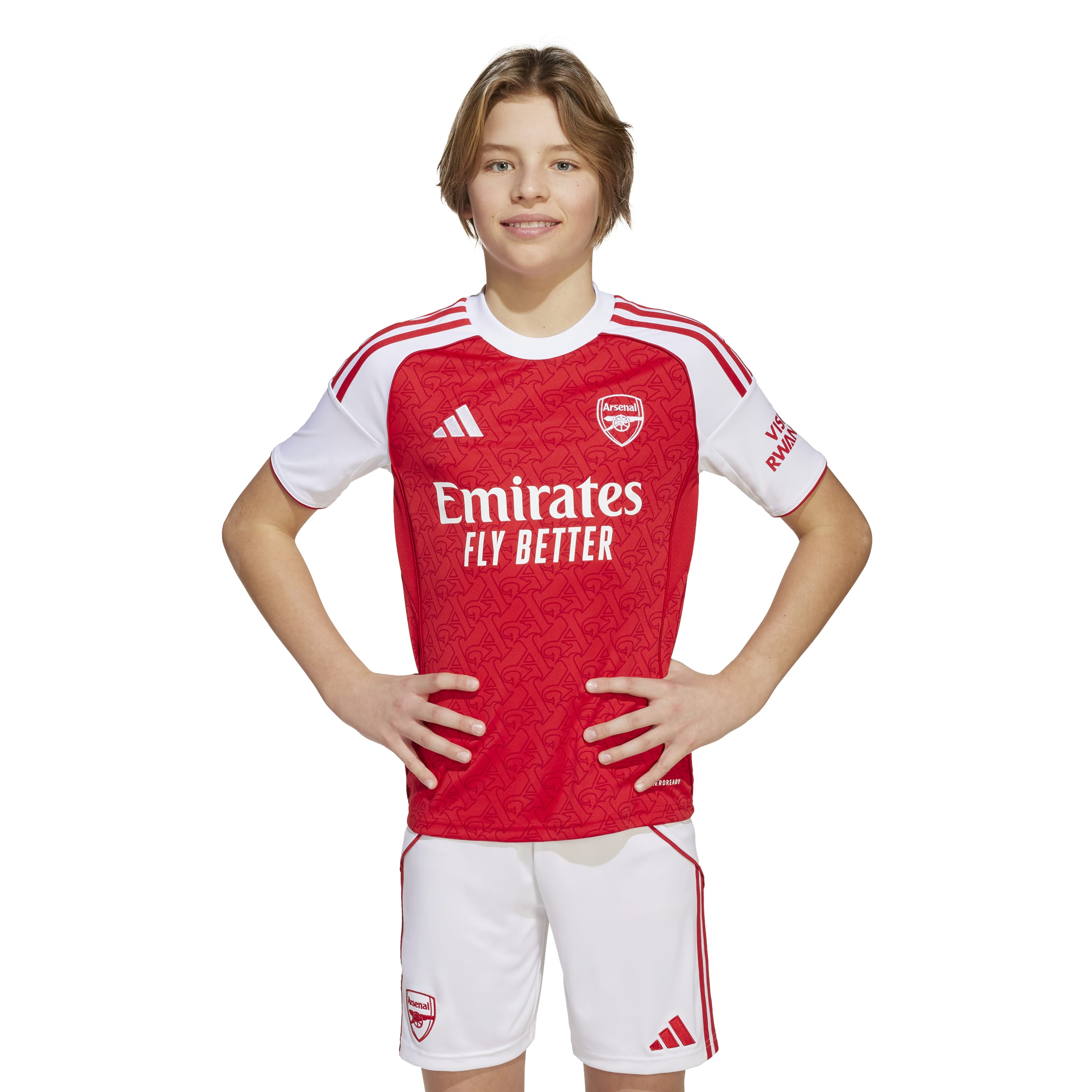 Arsenal 25/26 Home Kids Jersey and Shorts (FULL KIT OFFER)
