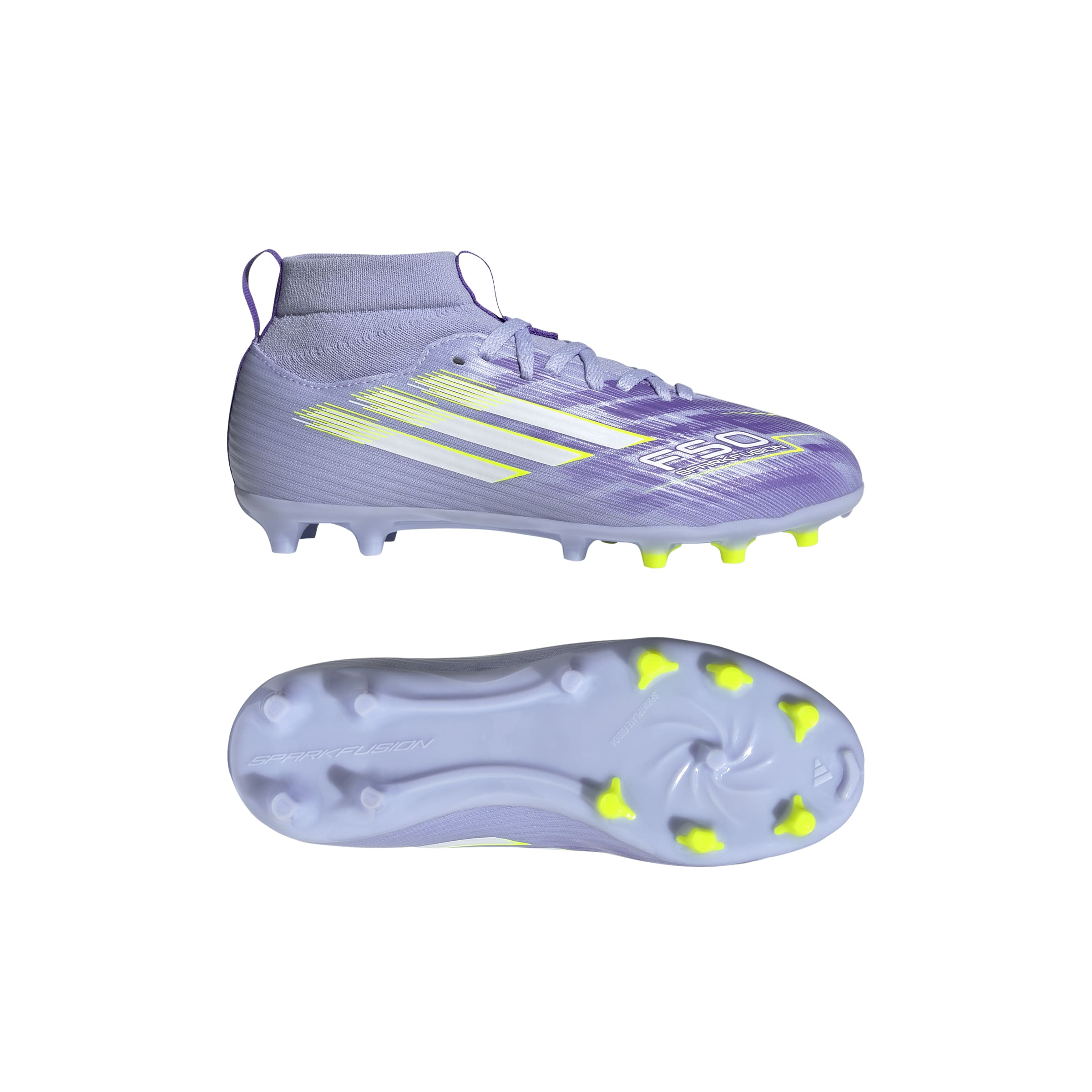 F50 Sparkfusion League Firm Ground/Artificial Grass Boots Kids