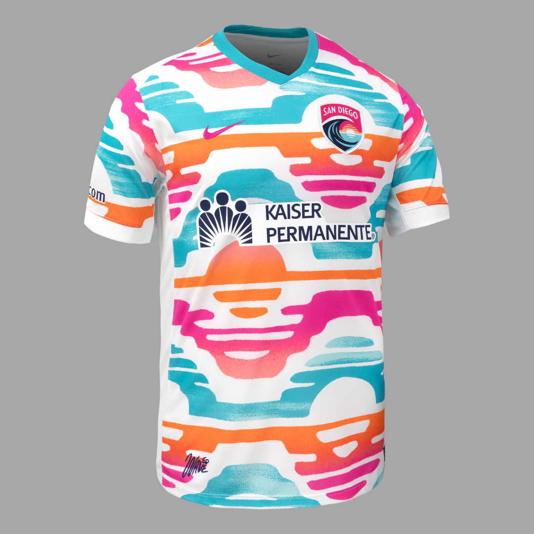 San Diego Wave Home 2025 Straight Fit Nike Stadium Shirt – FOUDYS