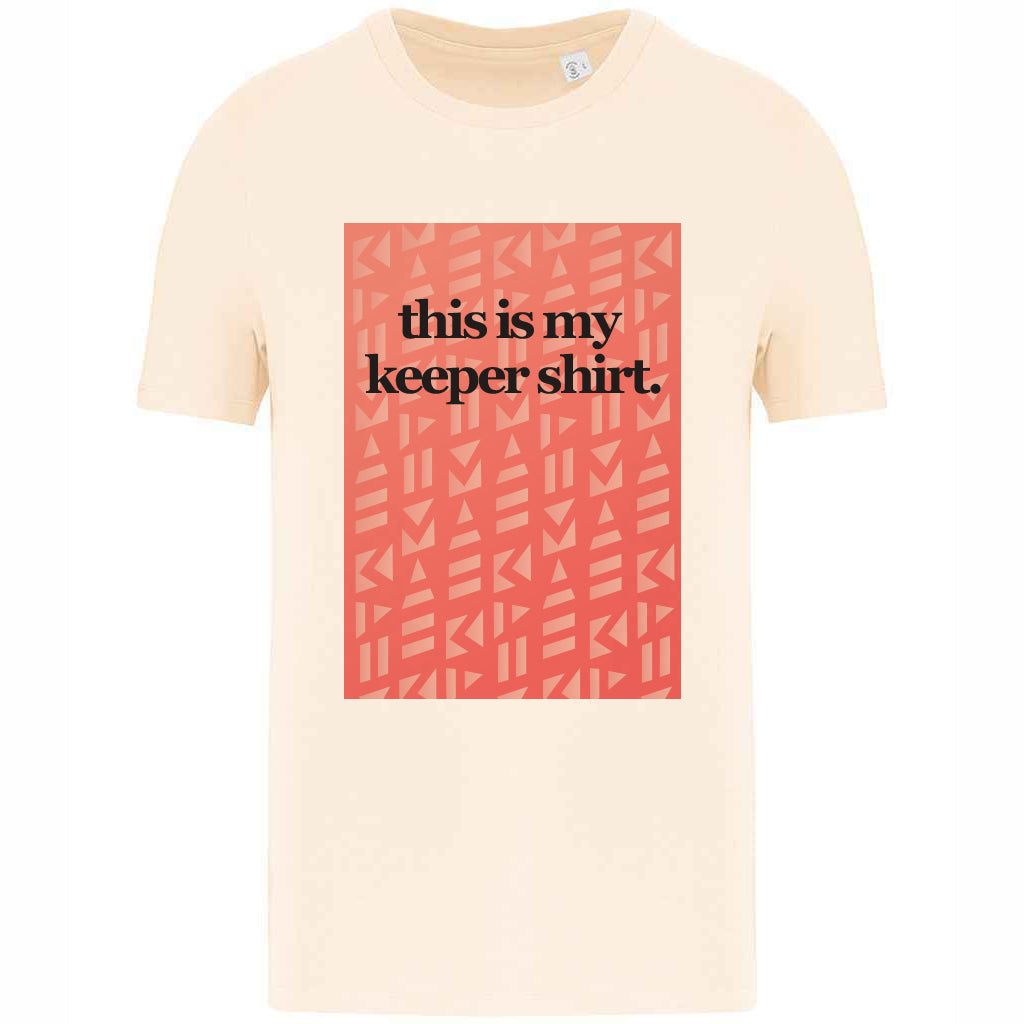 This Is My Keeper Shirt Cream Tee
