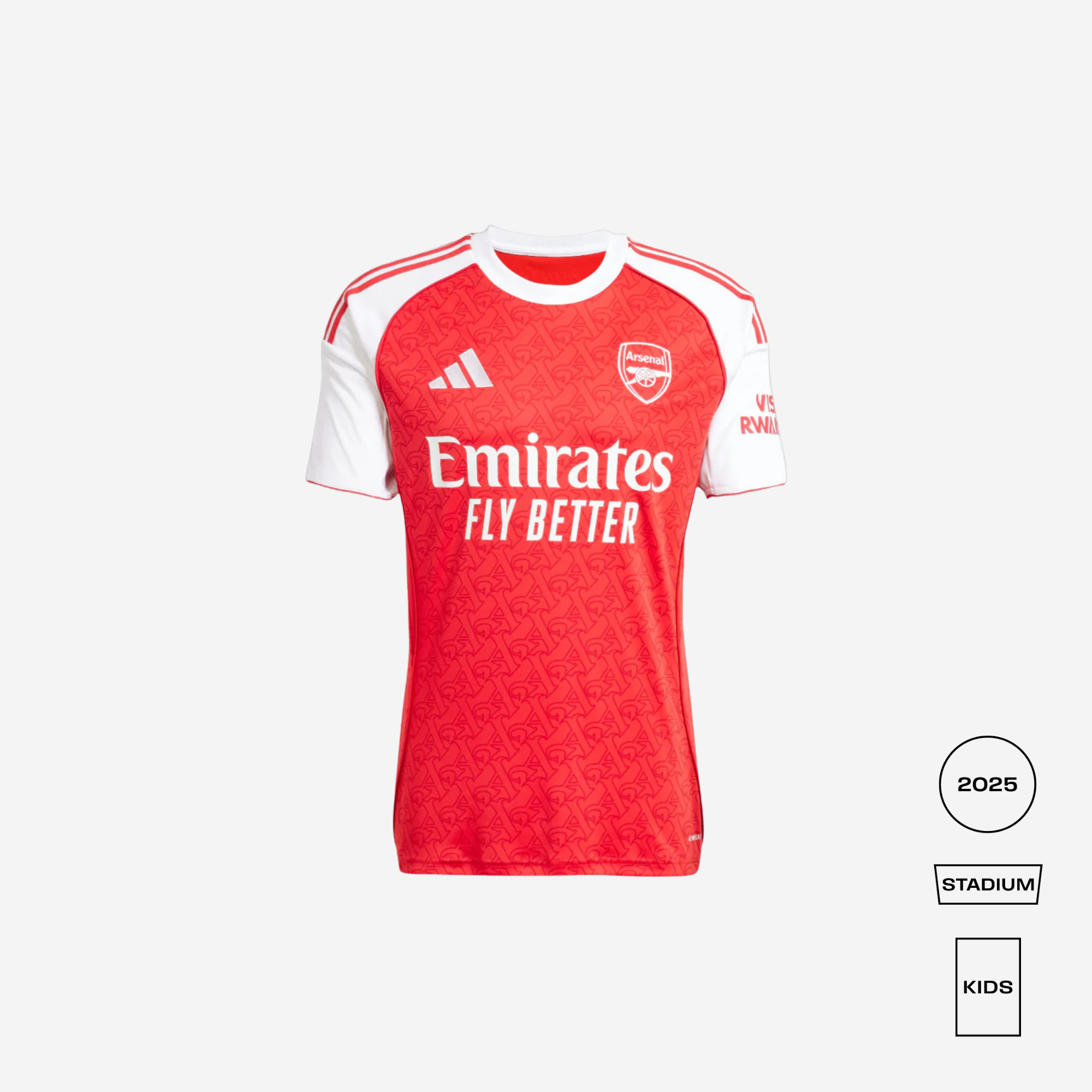 KIDS Arsenal 2025/26 Home Kit