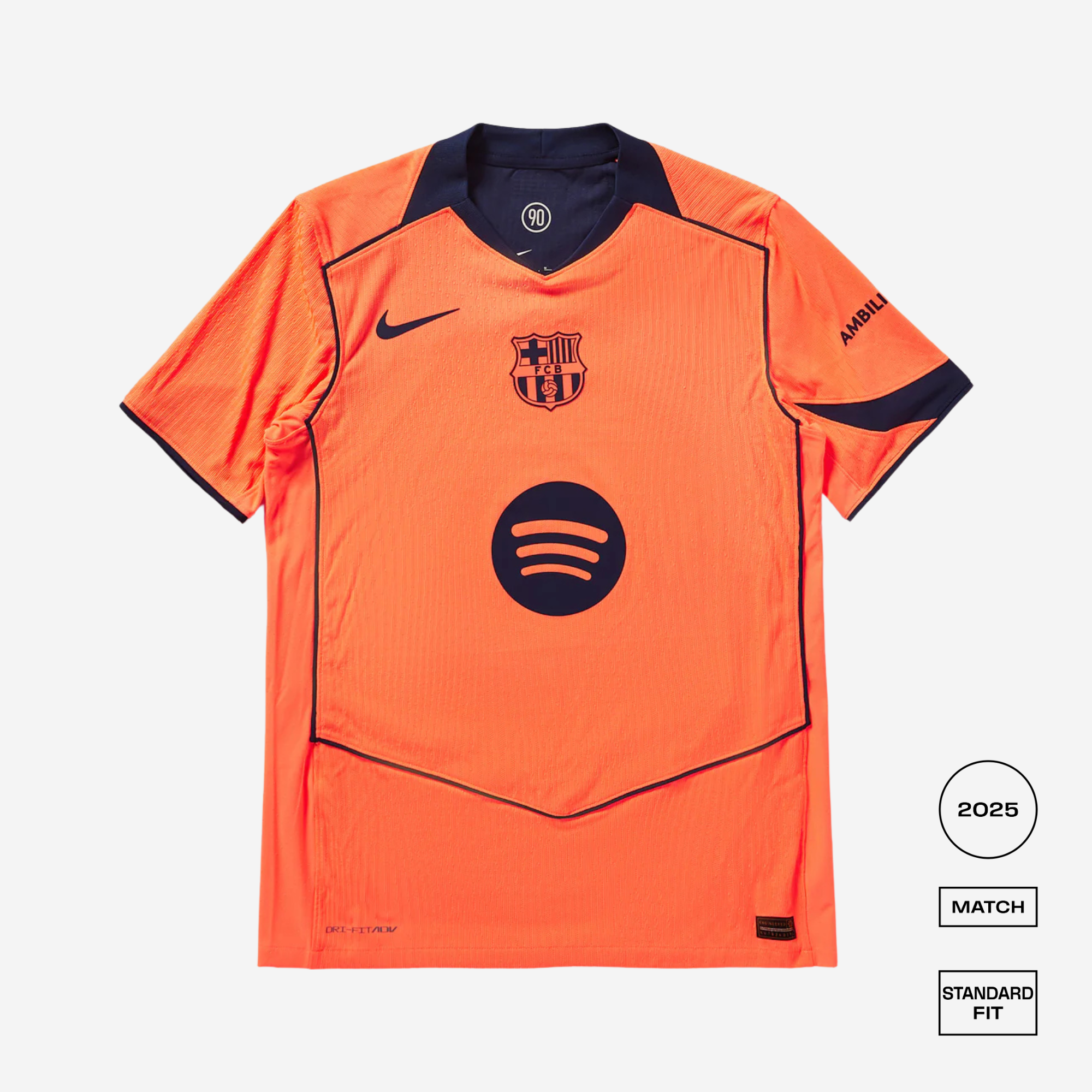 FC Barcelona 2025/26 Straight Fit Match Third Shirt