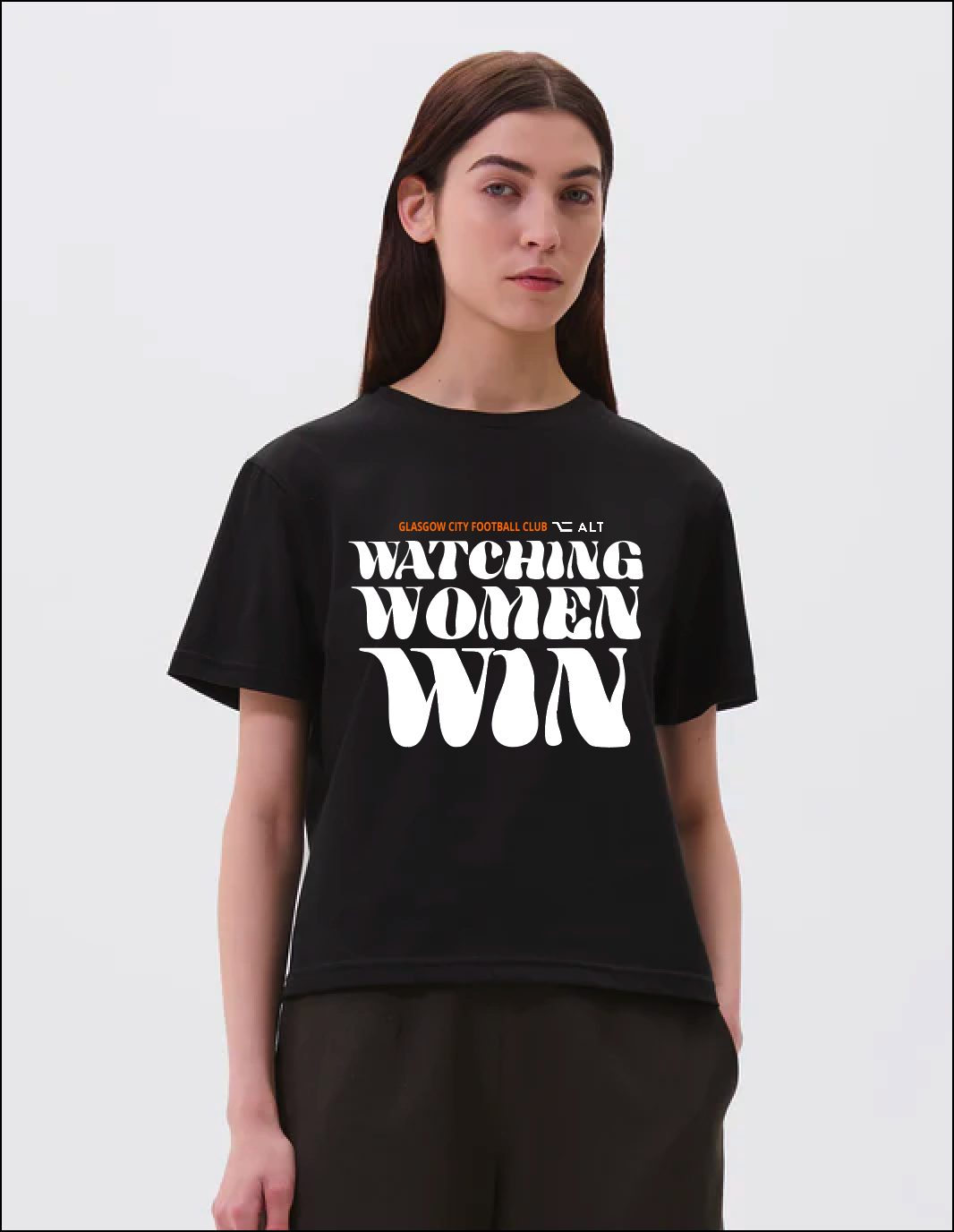Glasgow City FC Watching Women Win Graphic Tee