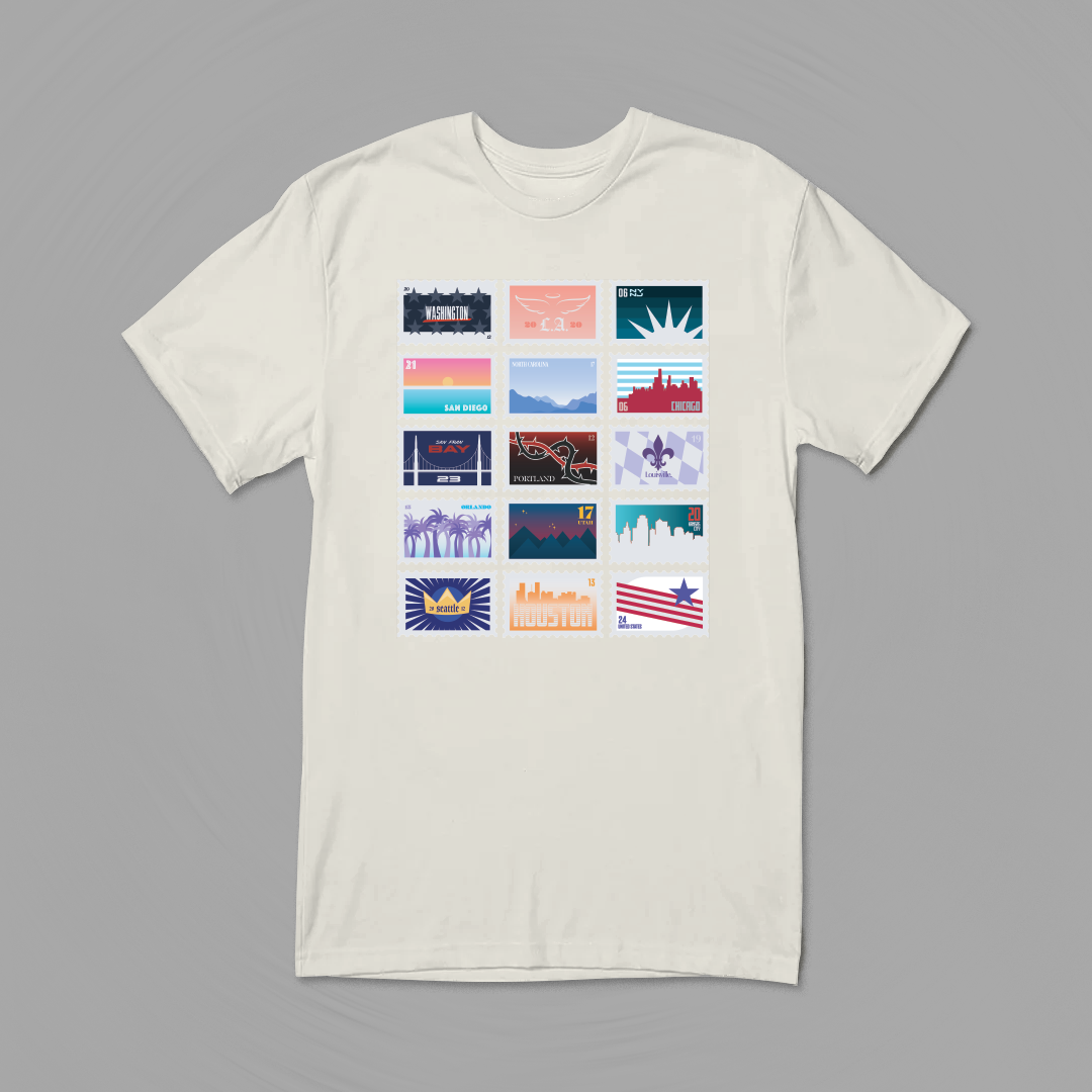 Soccer Celebration Stamp Tee