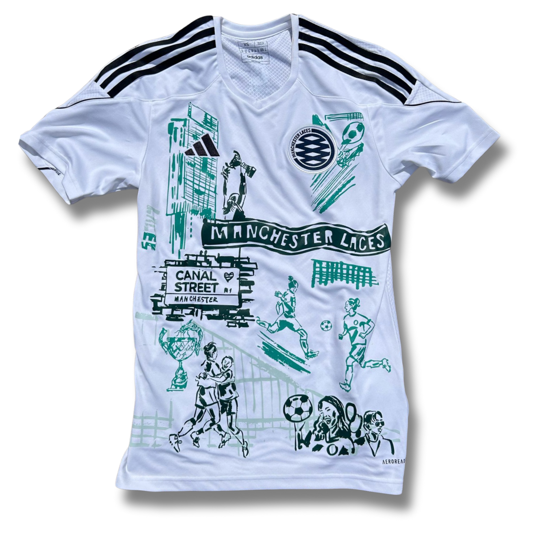 Camiseta Manchester con cordones segunda equipación 23/24