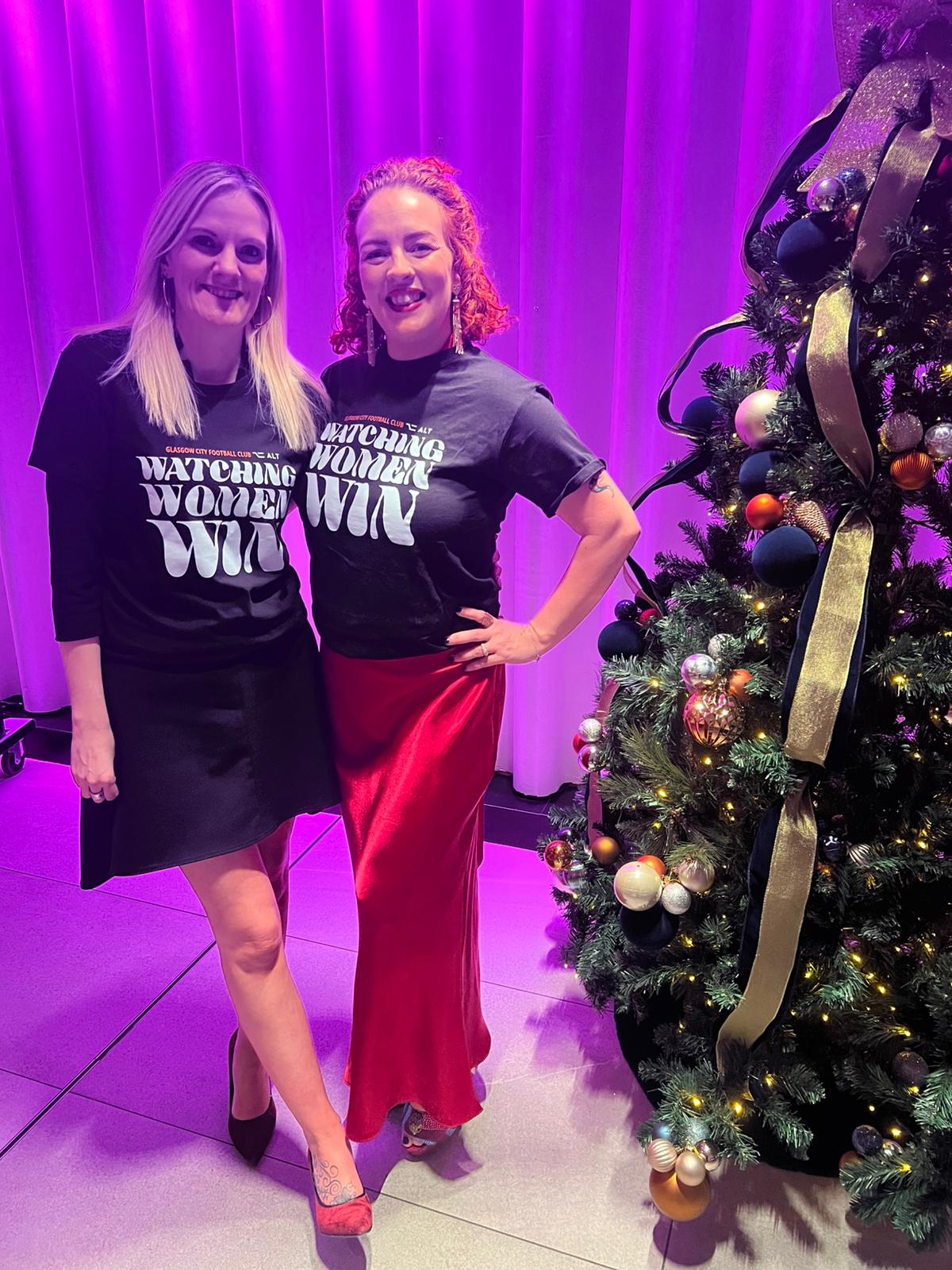 Glasgow City FC Watching Women Win Graphic Tee