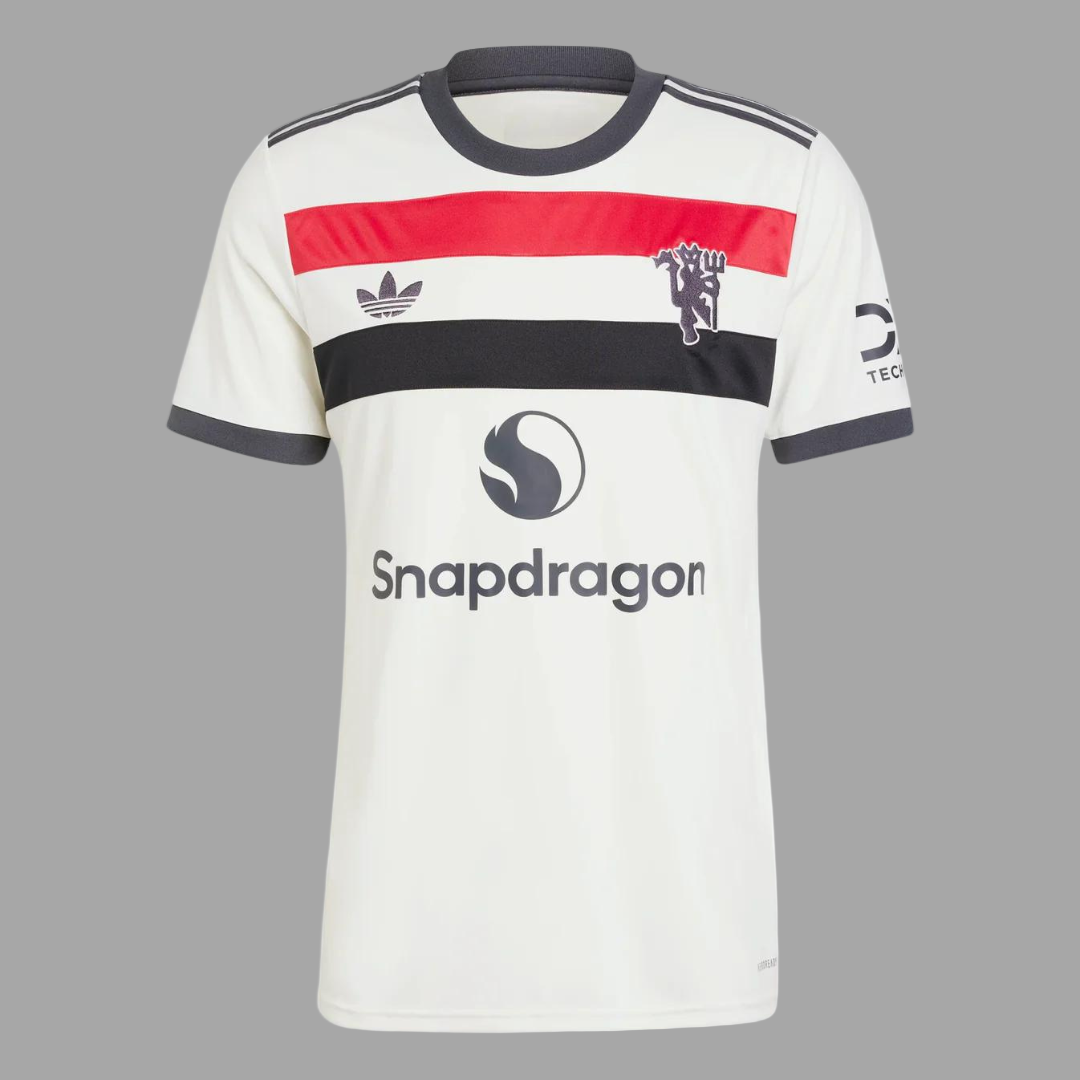 Manchester United uit 23/34 Adidas stadionshirt met rechte pasvorm