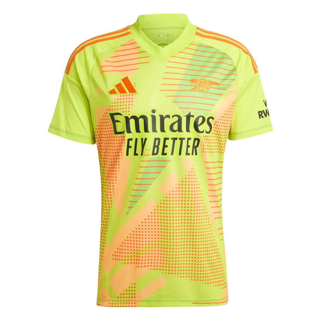 Arsenal 24 25 Adidas Goalkeeper Straight Fit Stadium Shirt