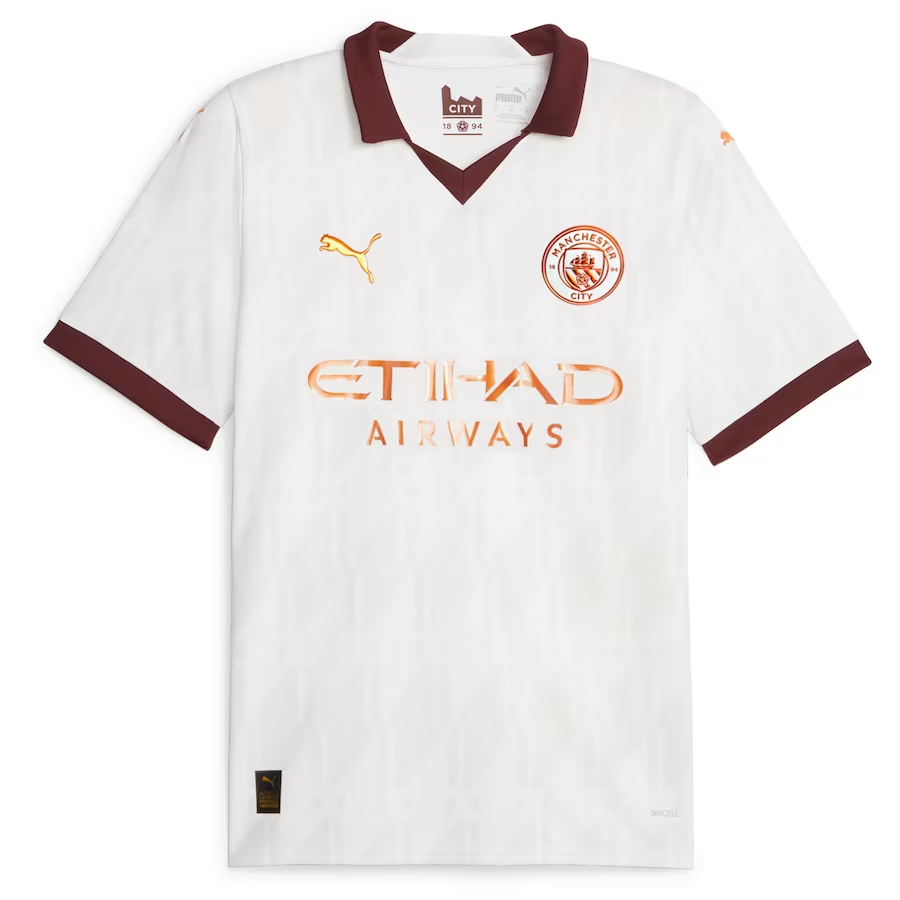 Manchester City Away 23/24 Straight Fit Puma Stadium Shirt