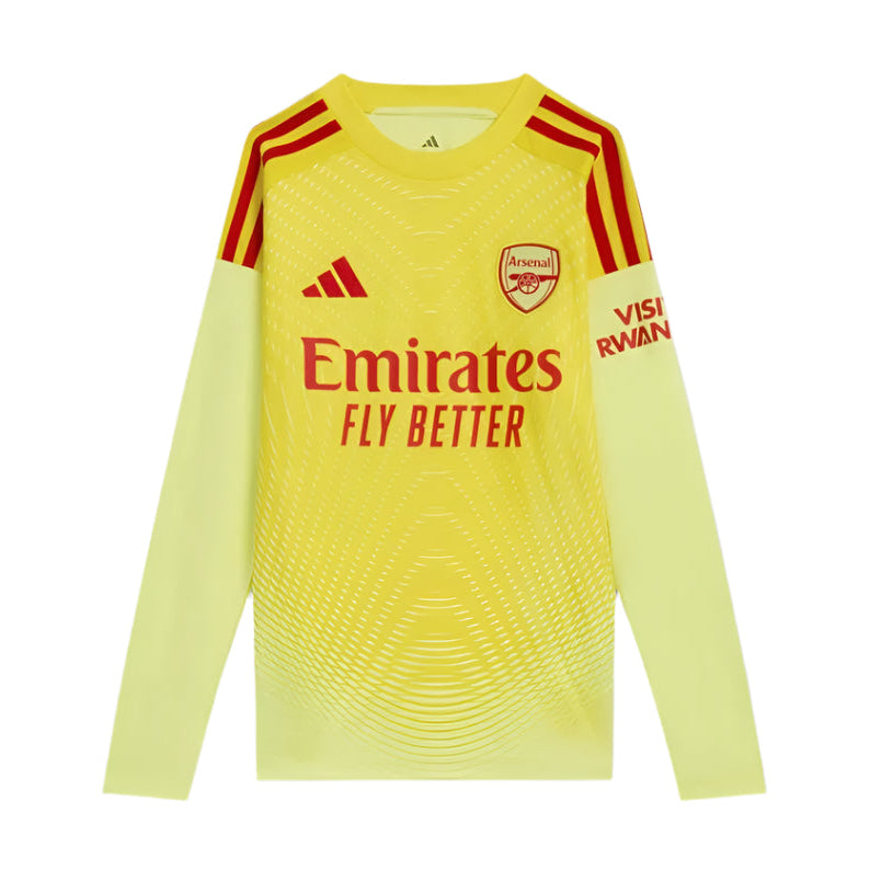 Arsenal 25/26 Home Kids Long Sleeve Goalkeeper Jersey