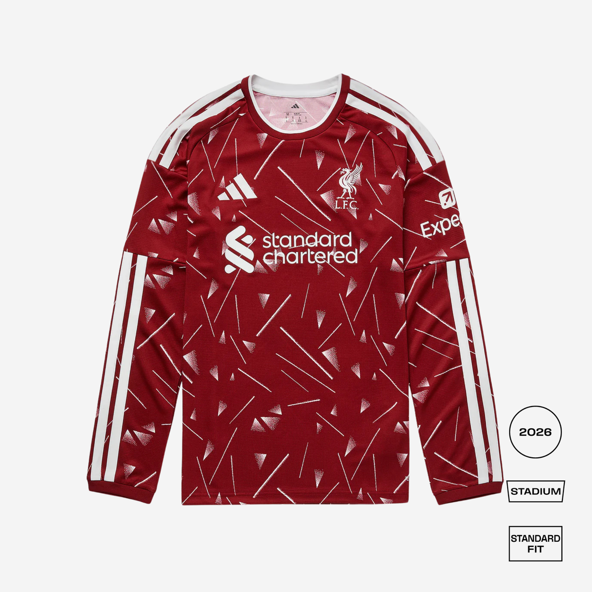 Liverpool 2026/27 Home Long Sleeved Stadium Shirt | Foudys – FOUDYS